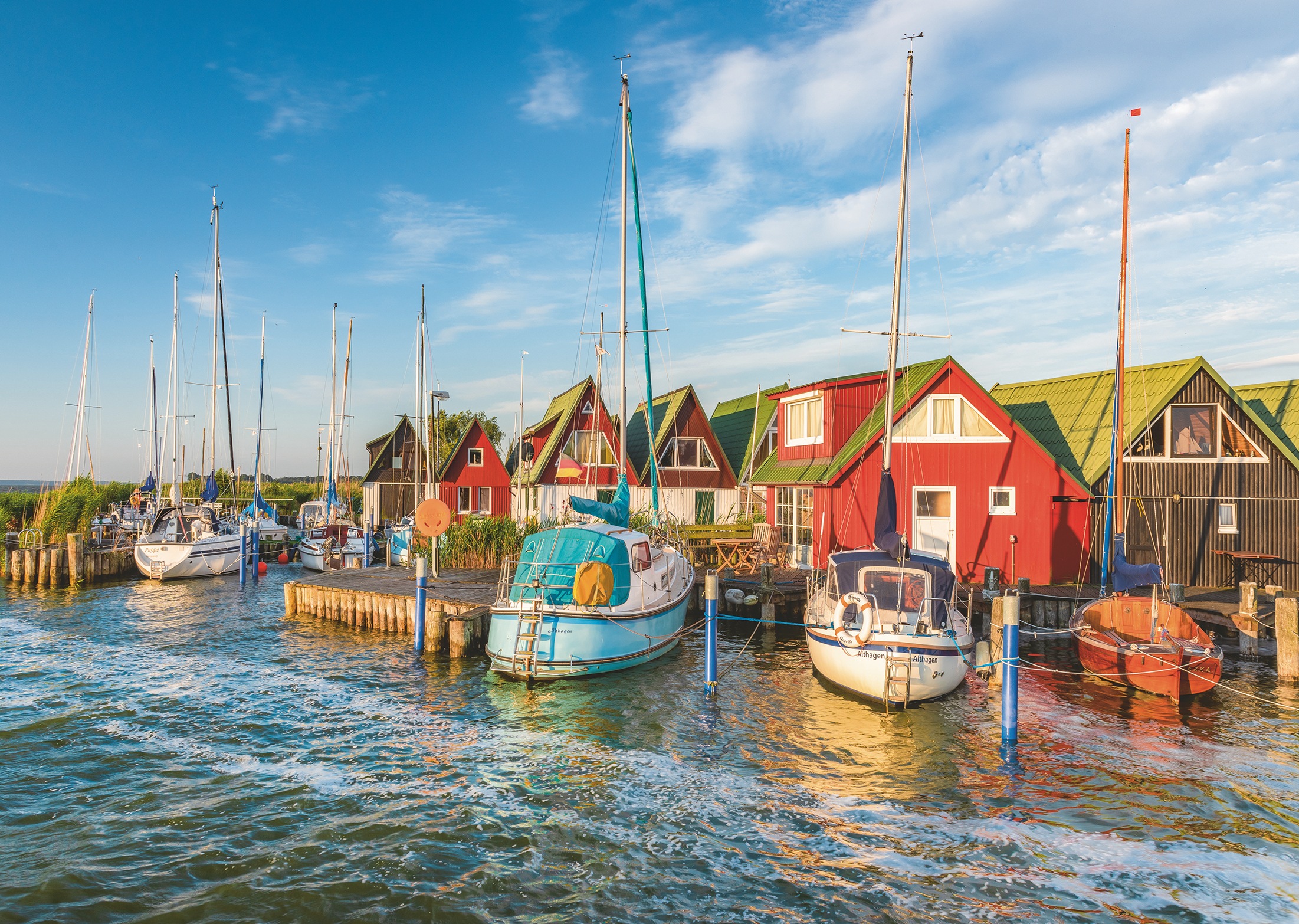 Ravensburger Puzzle »Romantische Hafenwelt von Ahrenshoop«, Made in Germany
