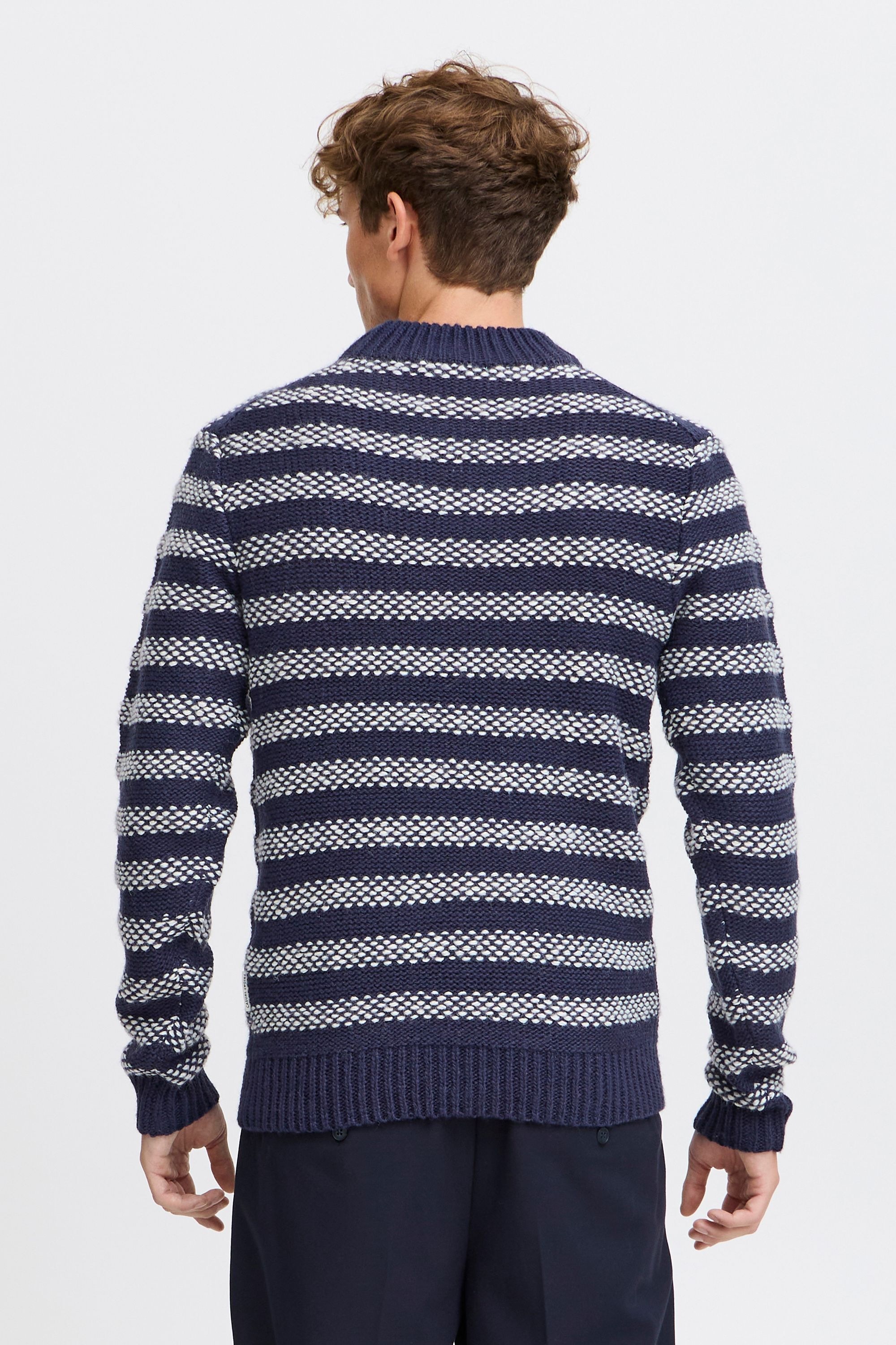 Casual Friday Strickfleece-Pullover »Strickpullover CFKARL striped knit«