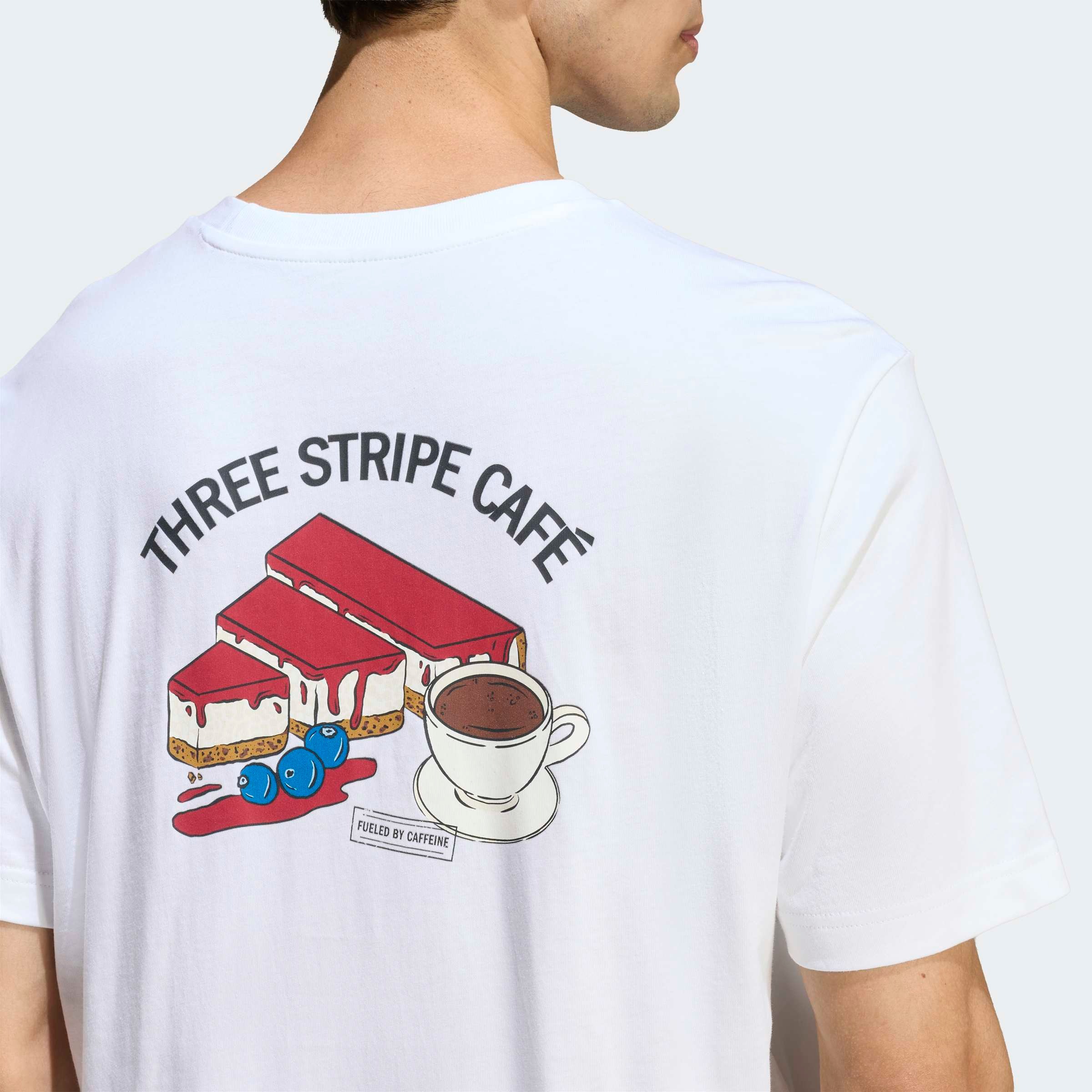 Adidas Coffee Cafe Cheesecake T-Shirt White 2XL 2