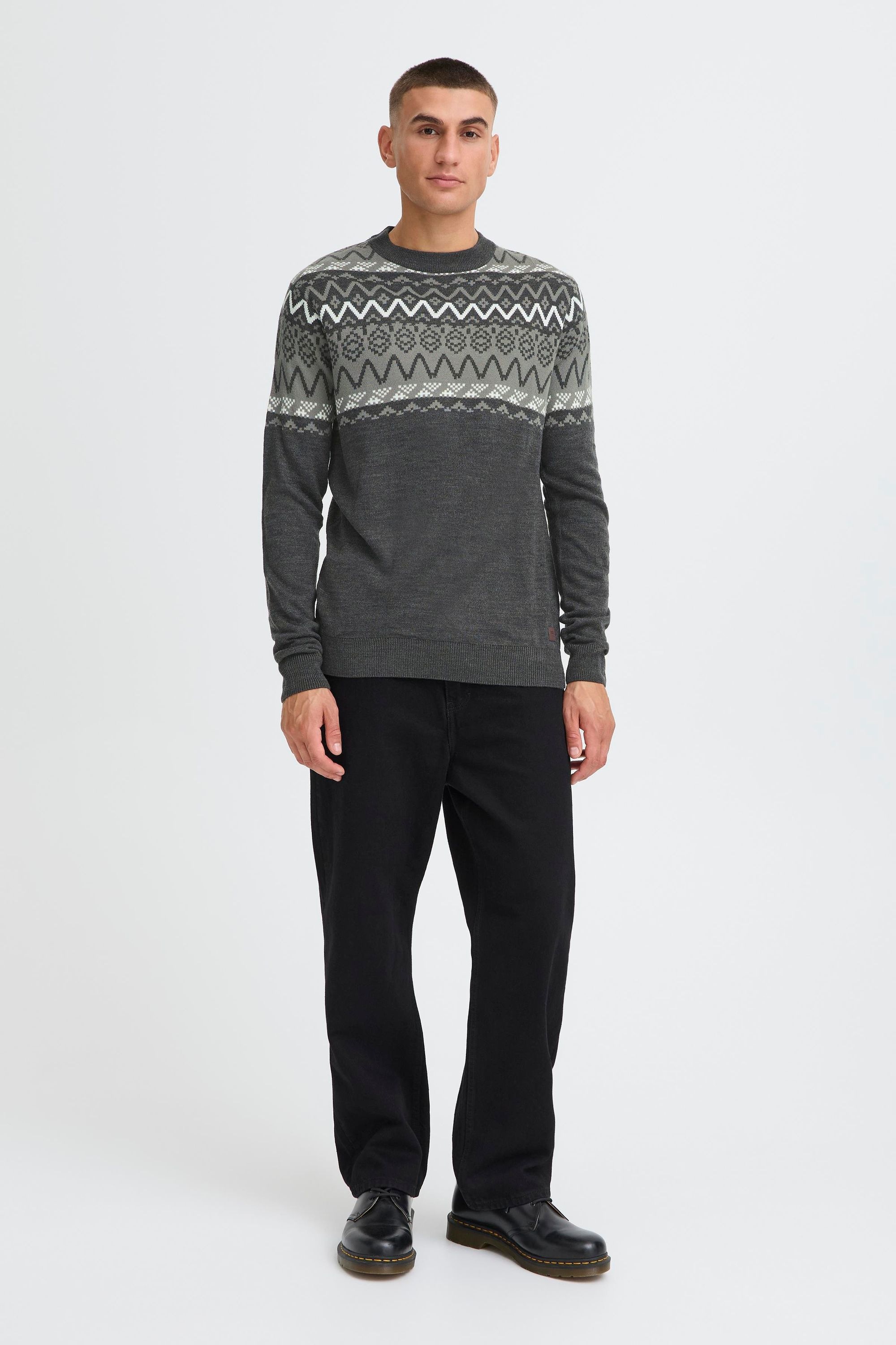 Solid Strickfleece-Pullover "Strickpullover SDELLIS" günstig online kaufen