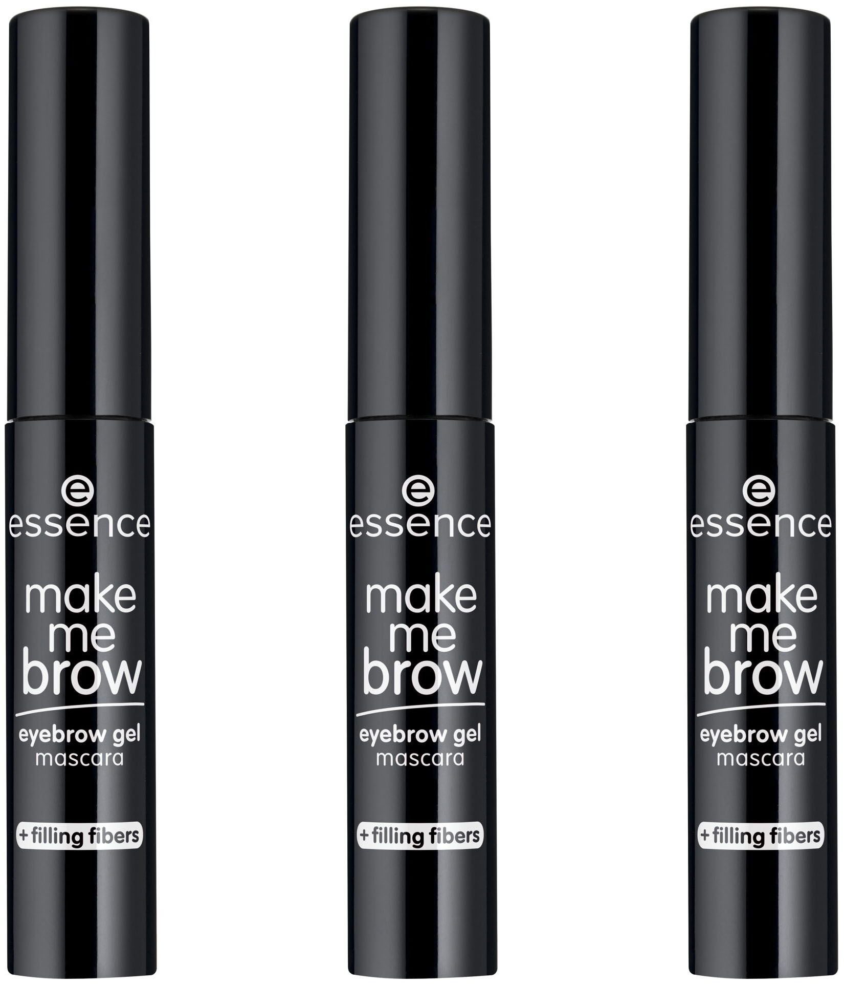 Essence Augenbrauen-Gel »make me BROW eyebrow gel mascara«, (Set, 3 tlg.)