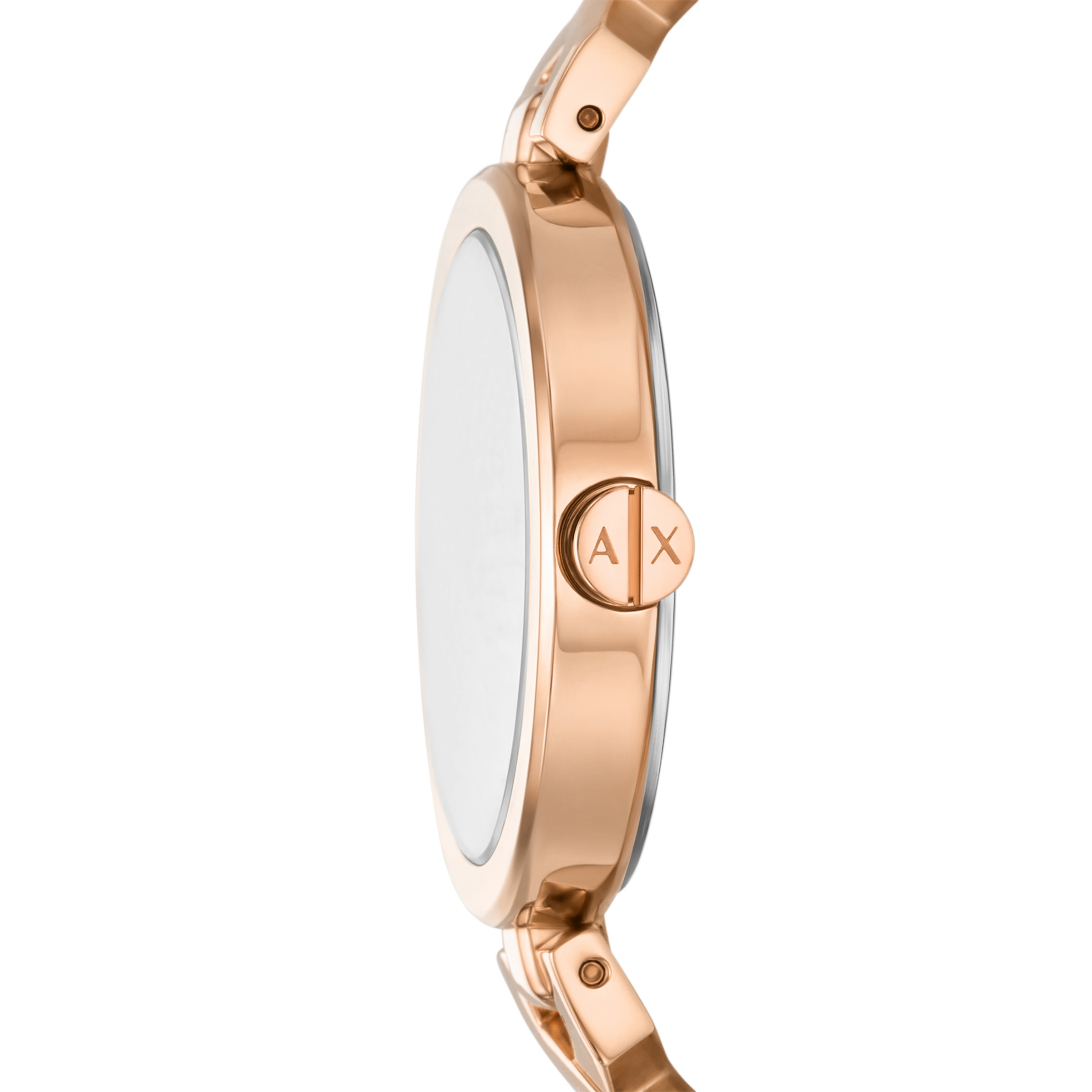 ARMANI EXCHANGE Quarzuhr, Armbanduhr, Damenuhr, Edelstahlarmband, analog