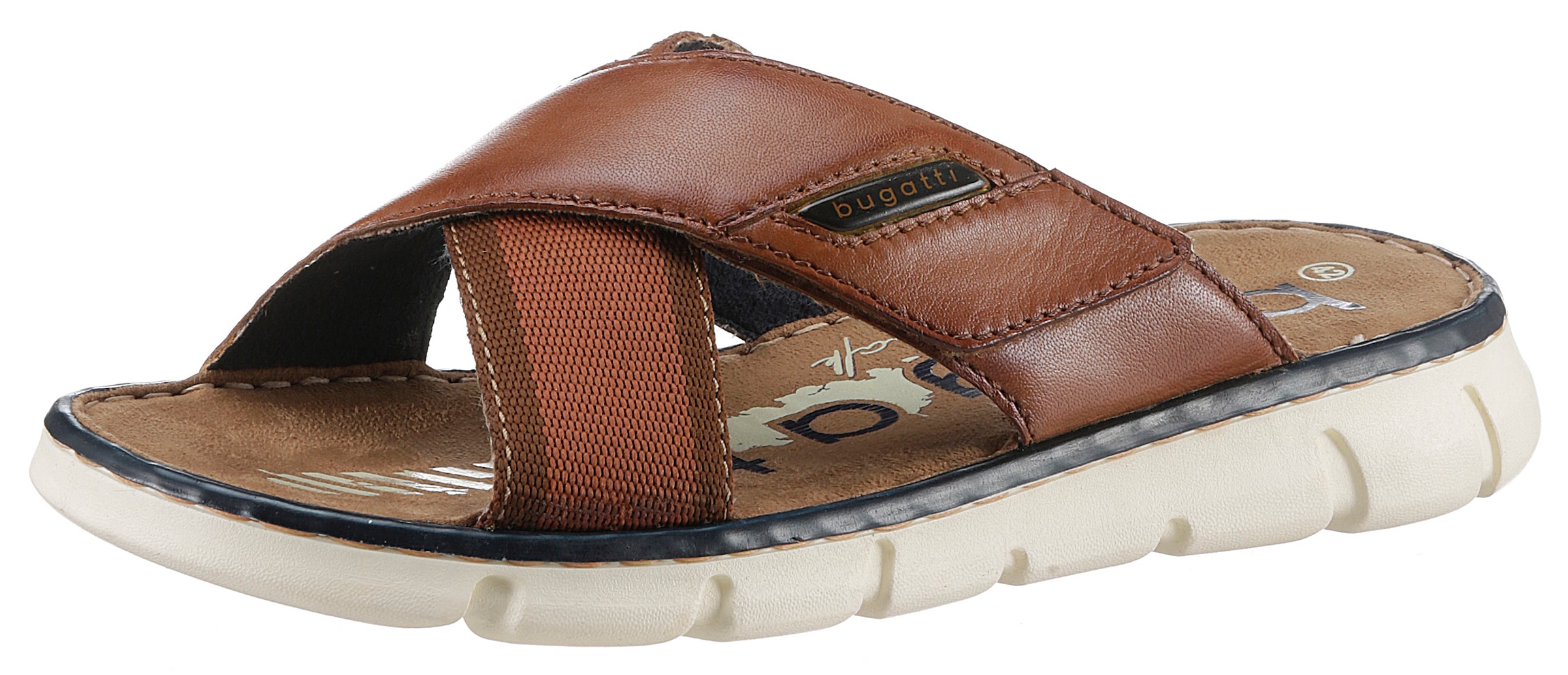 bugatti Pantolette, Sommerschuh, Schlappen, aus der Bugatti Genial Light-Kollektion