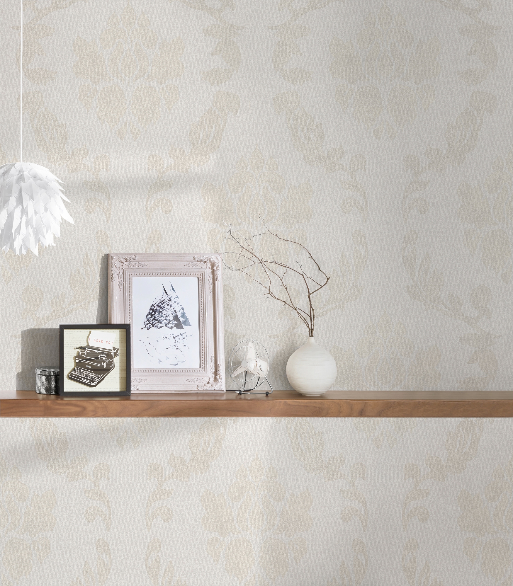 A.S. Création Vliestapete »New Elegance«, Barock-ornamental-gemustert, Ornament Tapete Barock Tapeten Wohnzimmer Schlafzimmer Küche Flur Büro