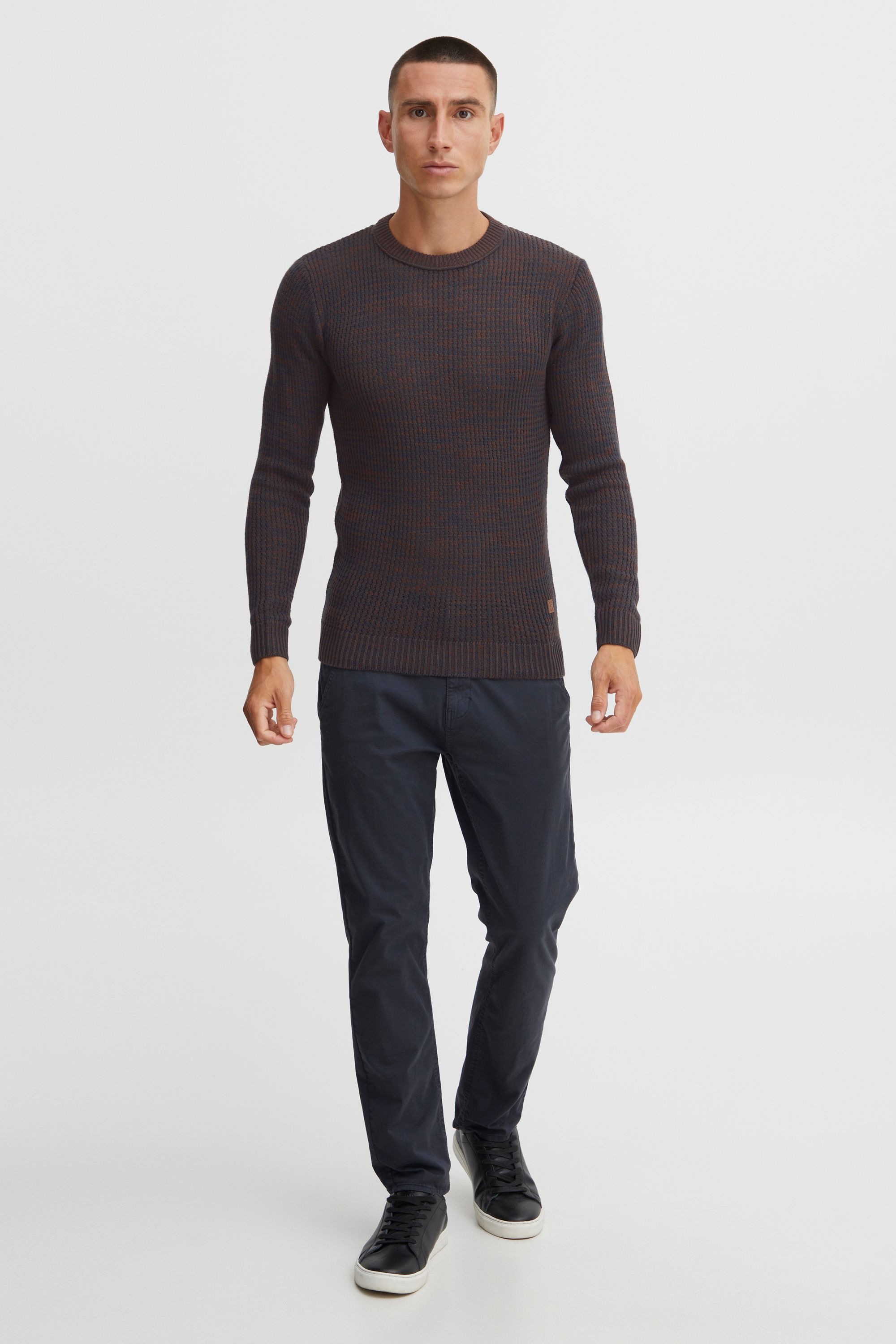 Indicode Strickfleece-Pullover »Strickpullover IDValerio«