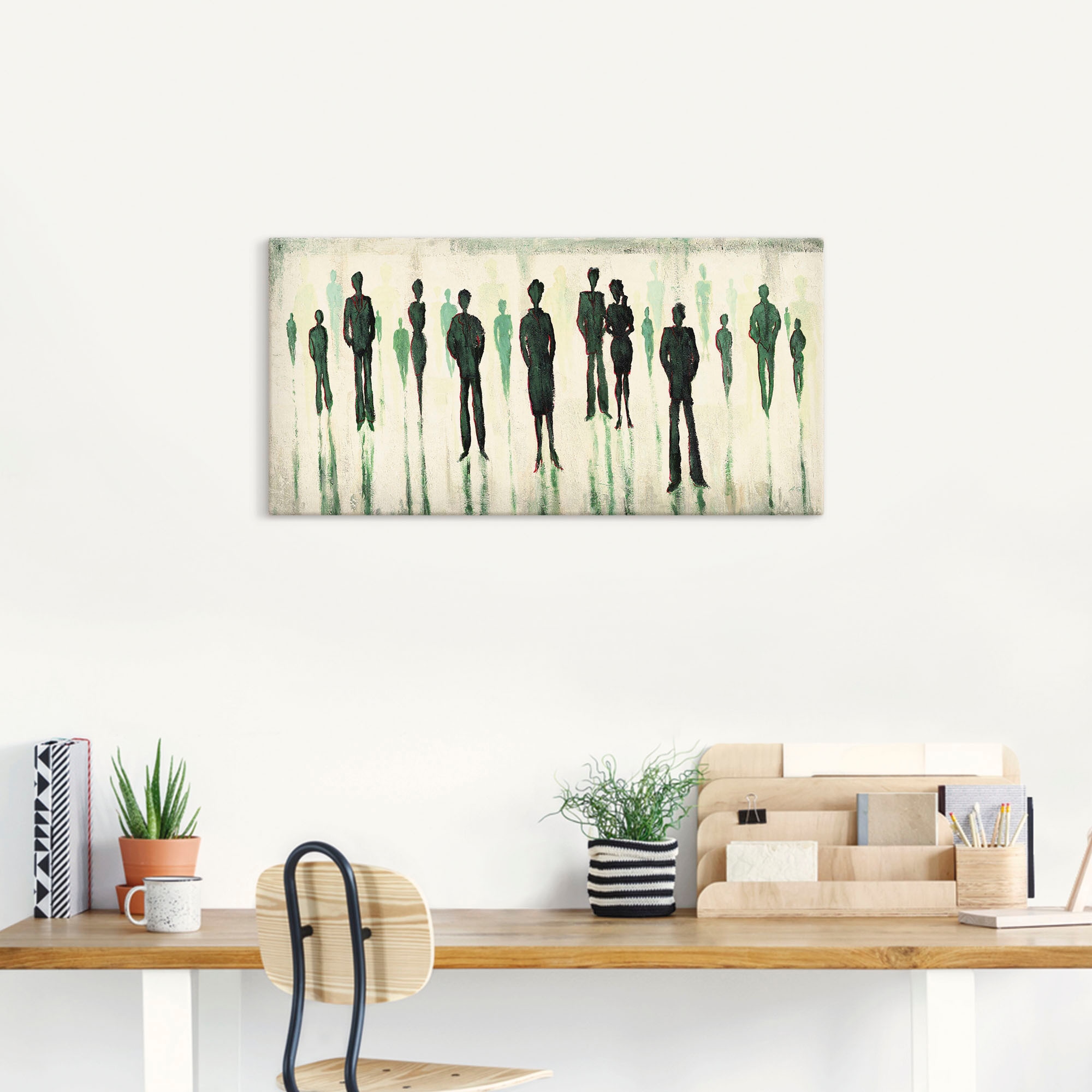 Artland Wandbild »Vor allen«, Gruppen & Familien, (1 St.), als Alubild, Outdoorbild, Leinwandbild in verschied. Größen