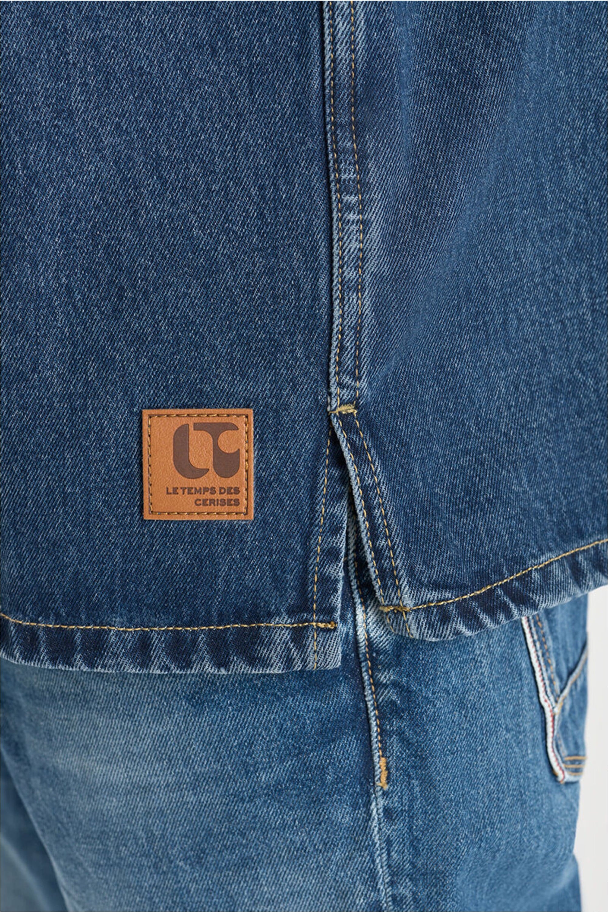 Le Temps Des Cerises Jeansjacke »HISA« im klassischen Design