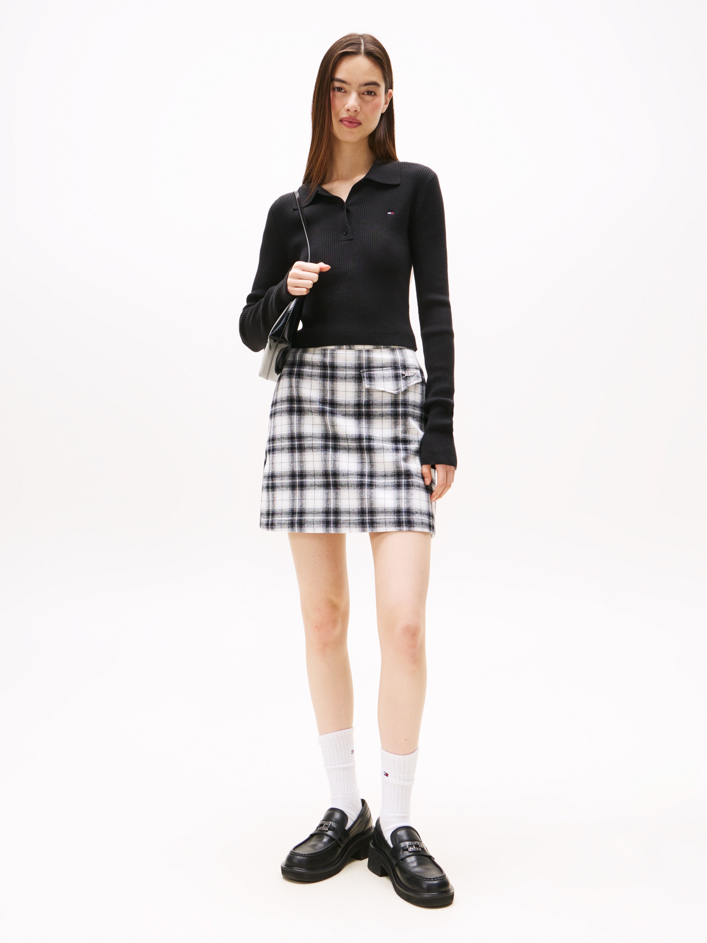 Thumbnail - Tommy Jeans Polokragenpullover "TJW ESSENTIAL POLO LS SWEATER"