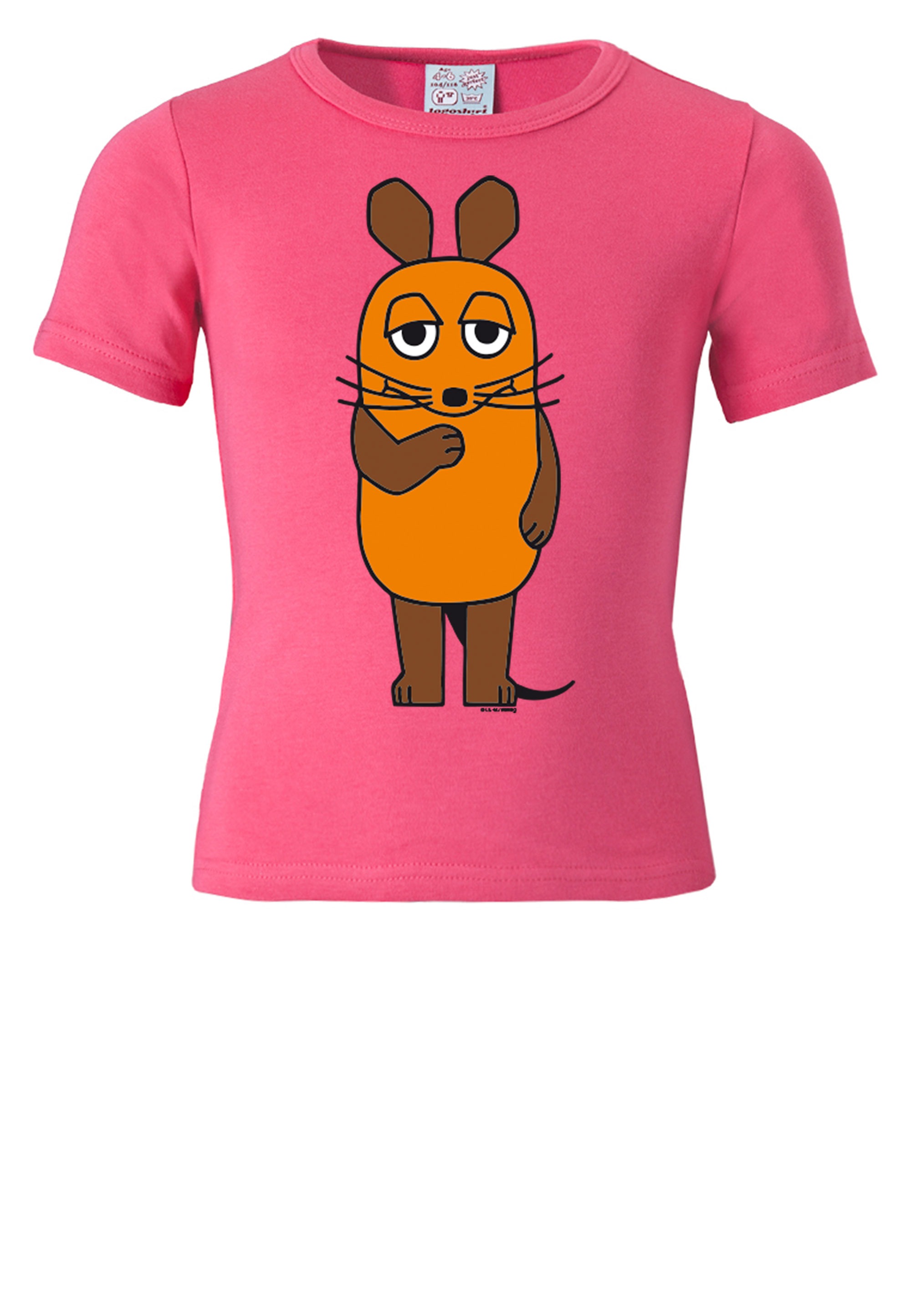 LOGOSHIRT T-Shirt »Die Maus«, mit lizenziertem Originaldesign