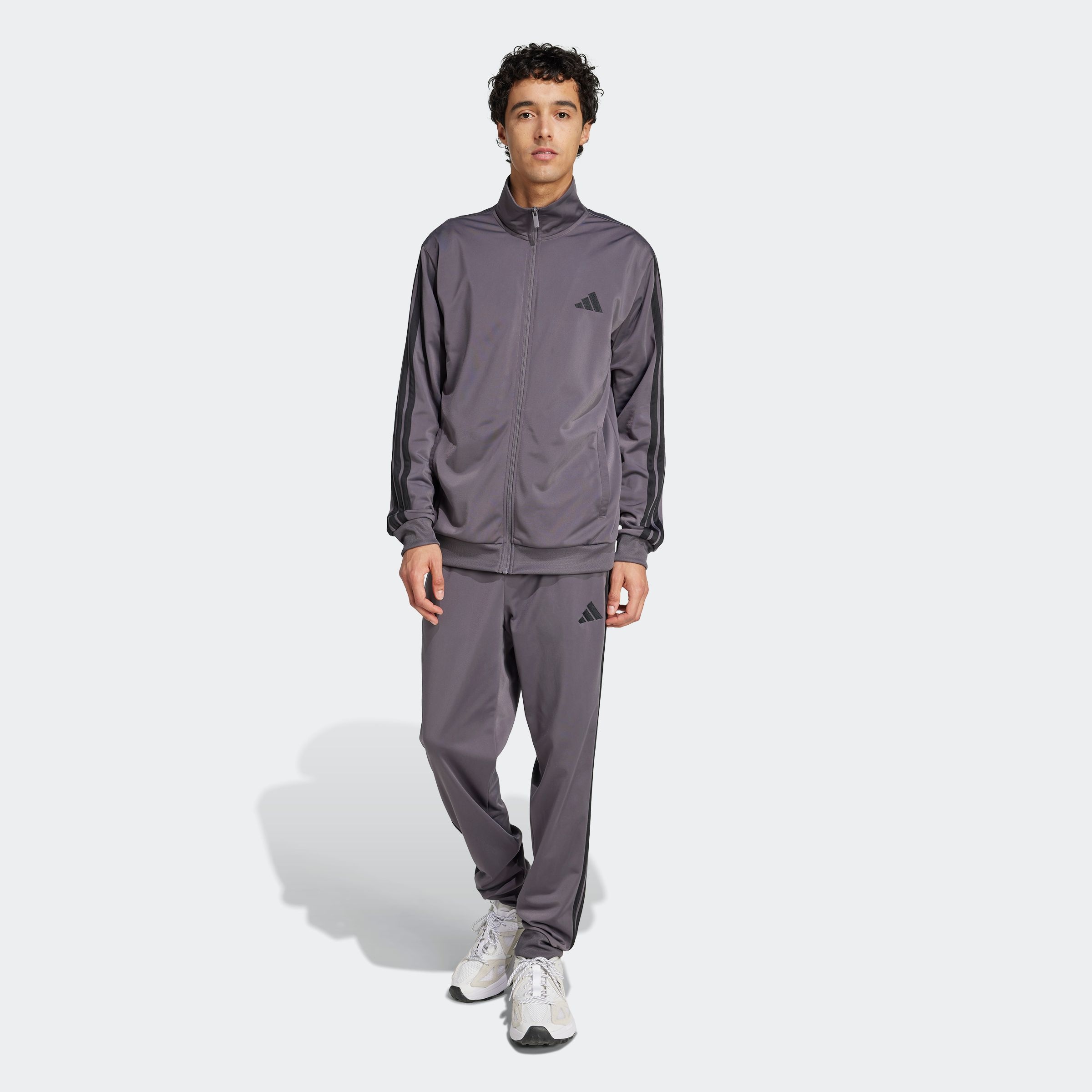 adidas Sportswear Trainingsanzug »M 3S TR TT TS«, (2 tlg.), Basic 3-Streifen Trikot