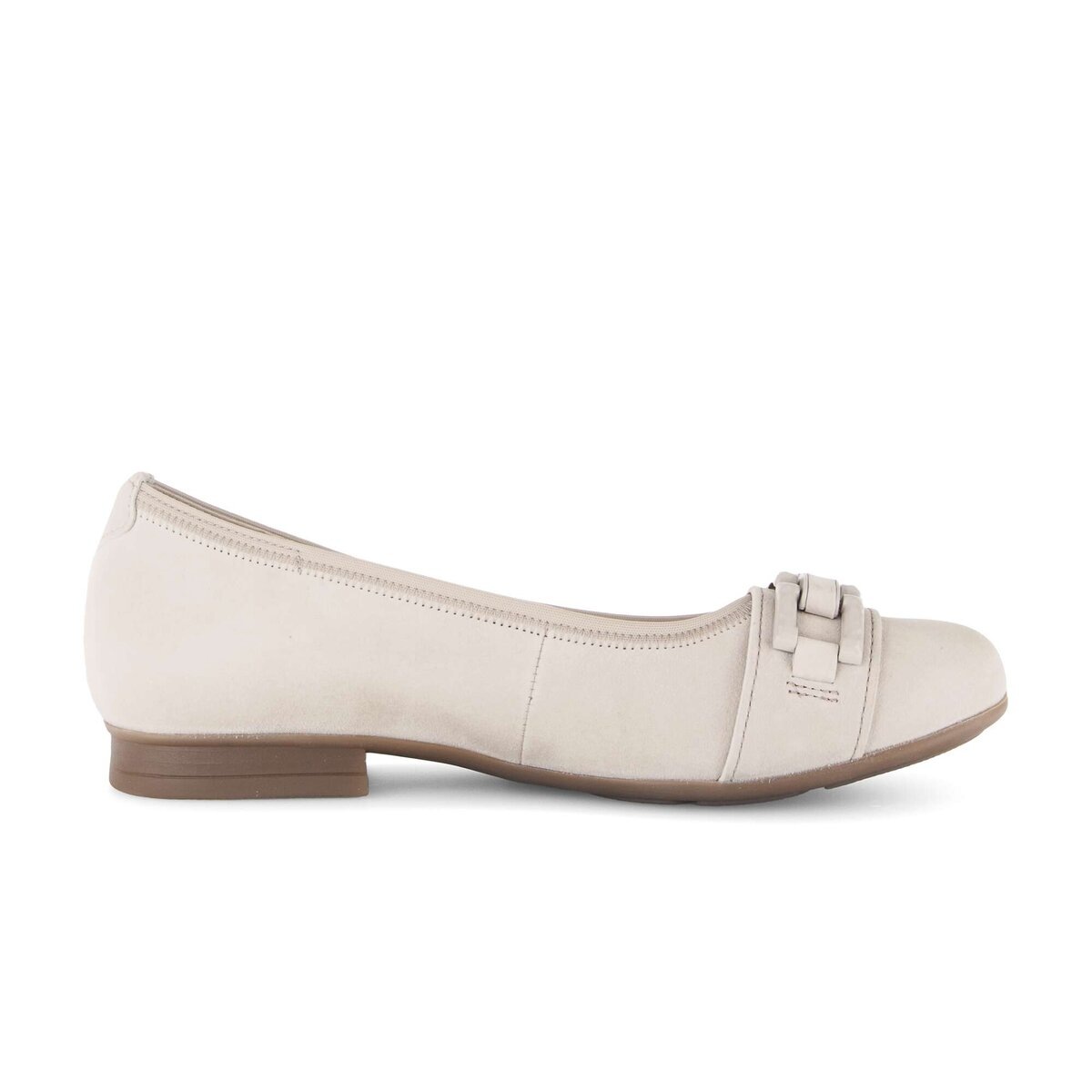 Ballerina GABOR "Eleganter Ballerina", Damen, Gr. 37, beige, Schuhe Ballerina 2
