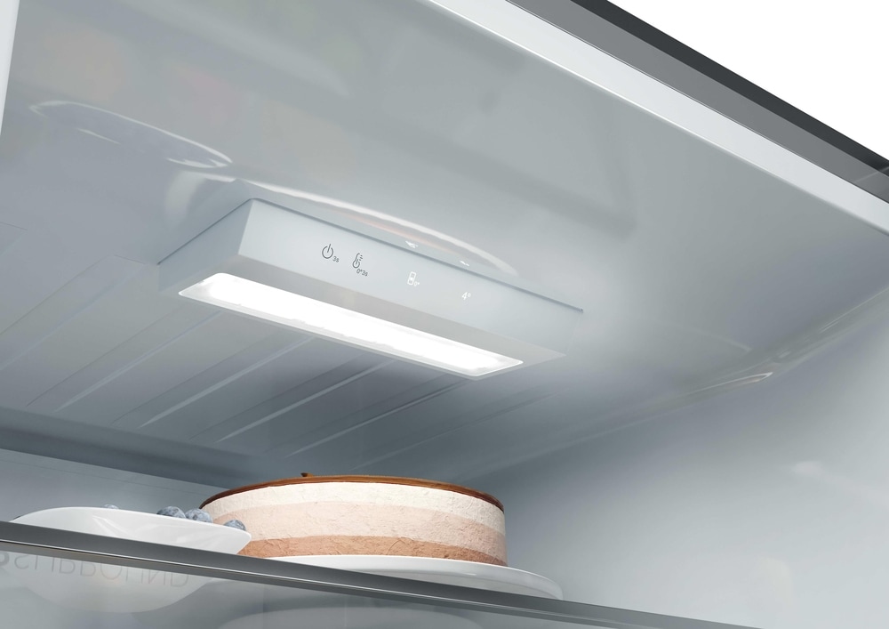 Haier Kühl-/Gefrierkombination »HDPR3620ANPD« 205 cm hoch 59,5 cm breit FreshZone (0 °C), Total No Frost