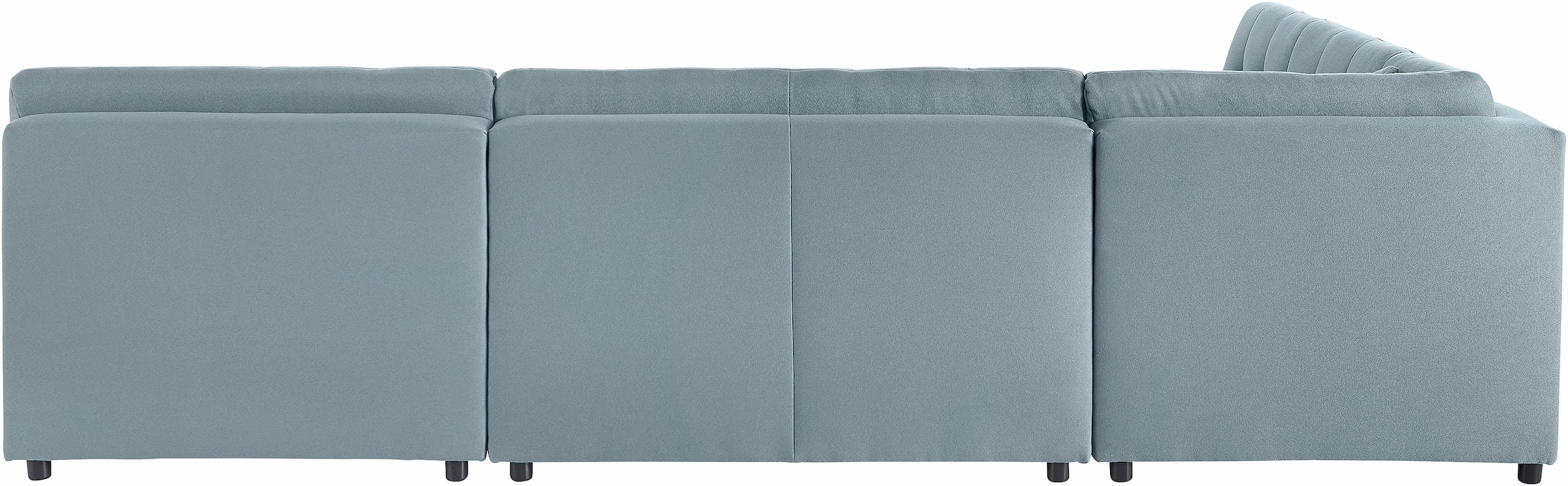 TRENDMANUFAKTUR Wohnlandschaft »Reggae II, inkl. Armlehnenverstellung, zeitlos modern, bequem, U-Form«, wahlweise mit Bettfunktion, aufwendige Detailverarbeitung im Sitz