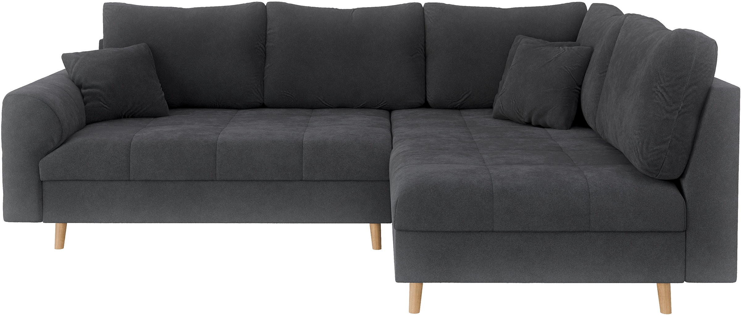 Home affaire Ecksofa "CHARRE L-Form mit Ottomane, Maße B/T/H: 231/161/81 cm günstig online kaufen
