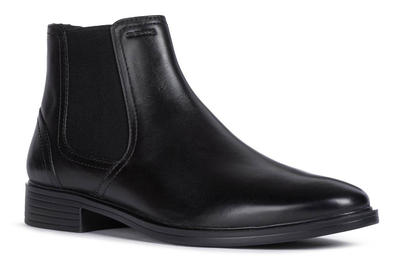 Geox Chelseaboots "U GLADWIN", Stiefelette mit Gummizug und Blockabsatz günstig online kaufen