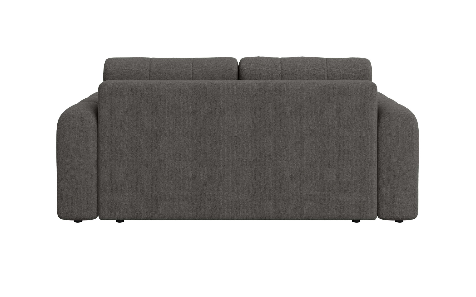 INOSIGN 2-Sitzer »Manilla, trendige Steppung, 2 Rückenkissen, B/T/H 195/107/91 cm«, mit Wellenunterfederung, in verschiedenen Materialien und Farben