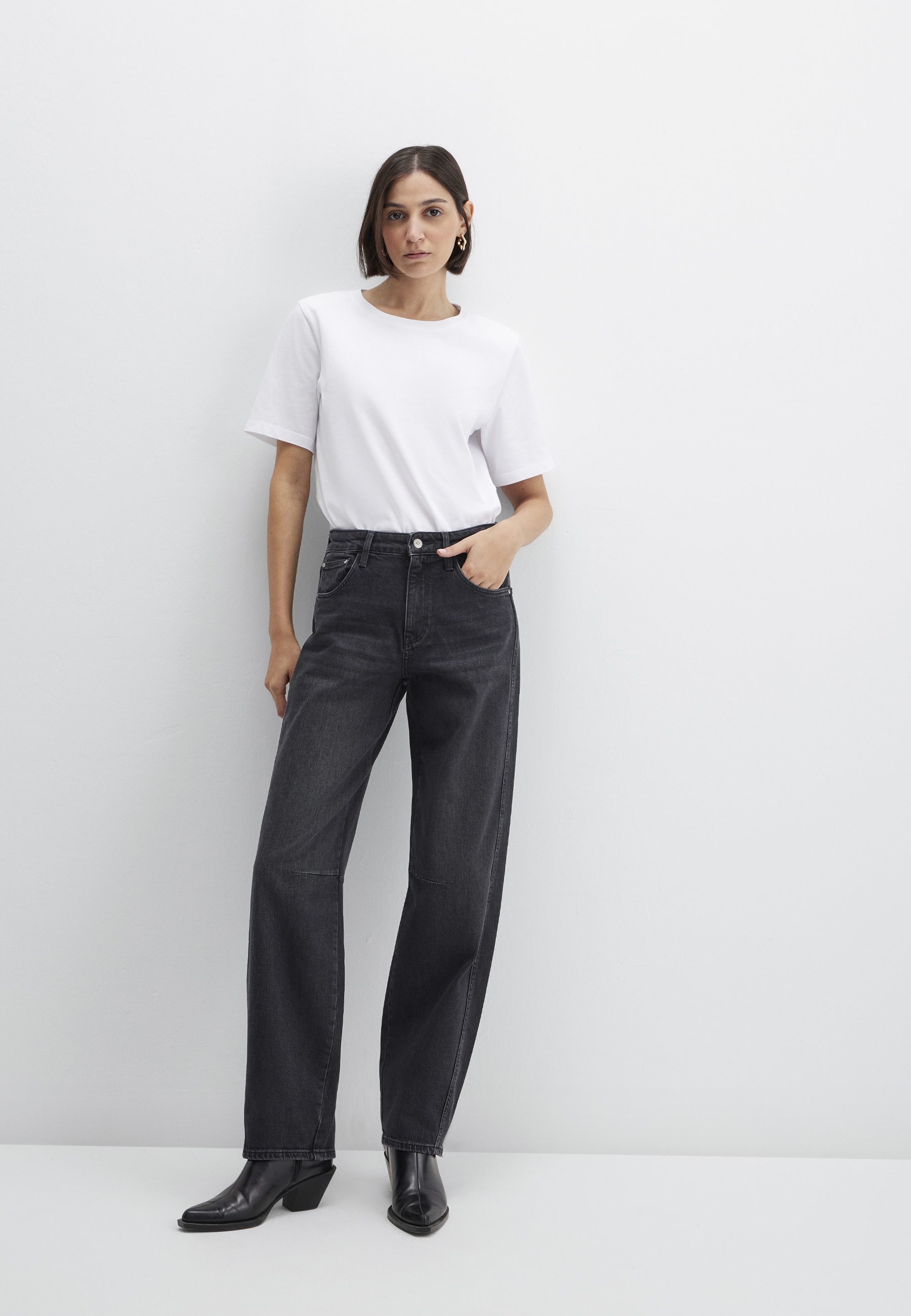 Mavi Weite Jeans "LEILA W/Cut" Baggy Jeans günstig online kaufen