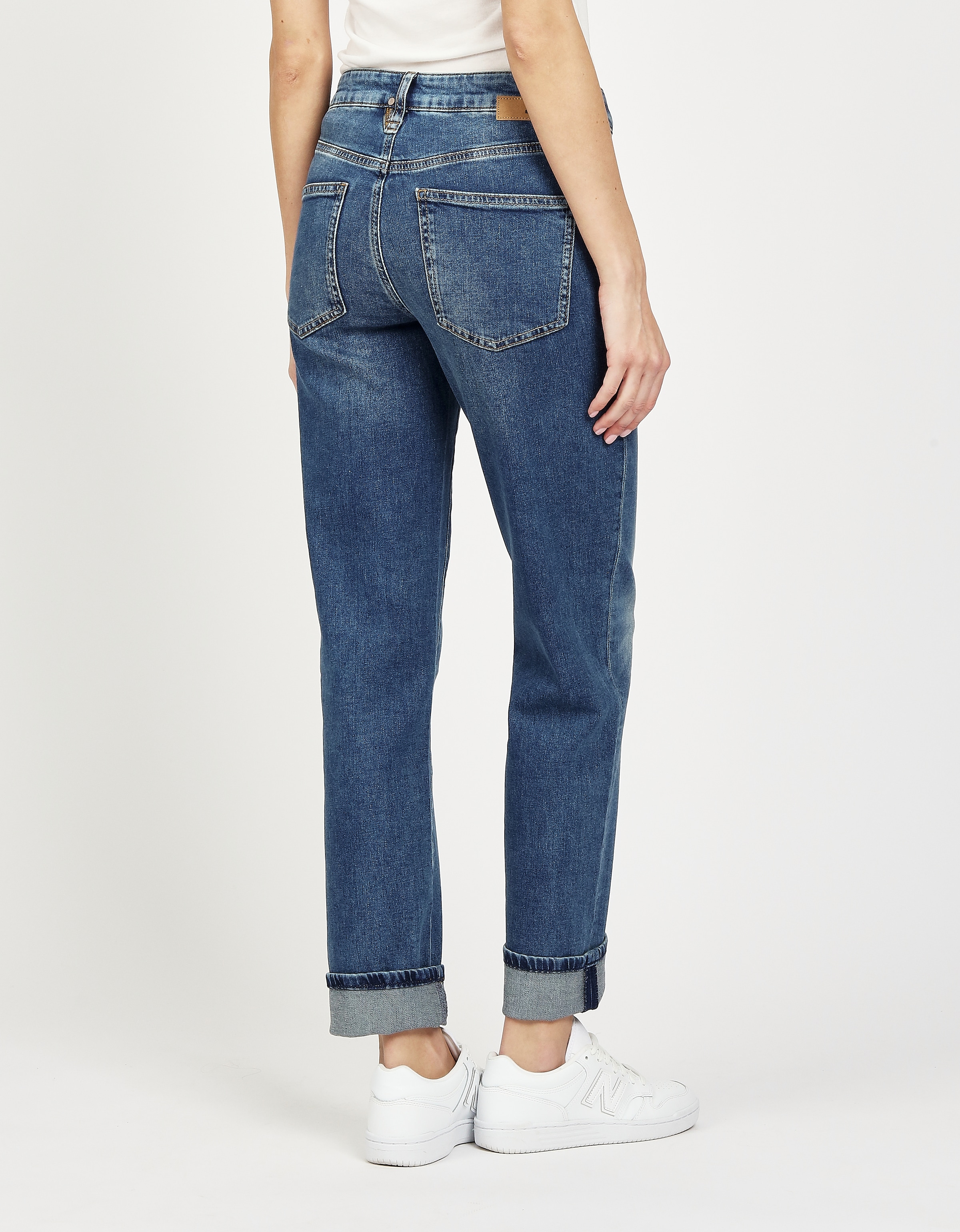 GANG Straight-Jeans »94SOLEY«, exklusives Design ohne Turn-up am Beinabschluss