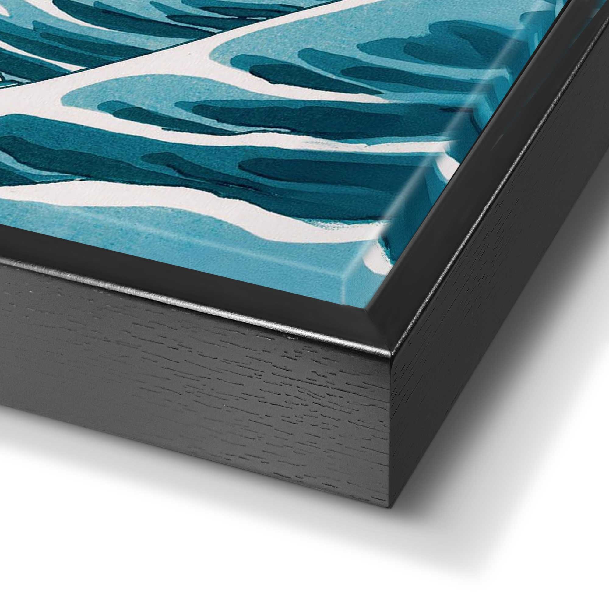 Reinders! Wandbild »Hokusai Große Welle«, Home Office - Blau - MDF - Berühmte Künstler - 118x70 cm