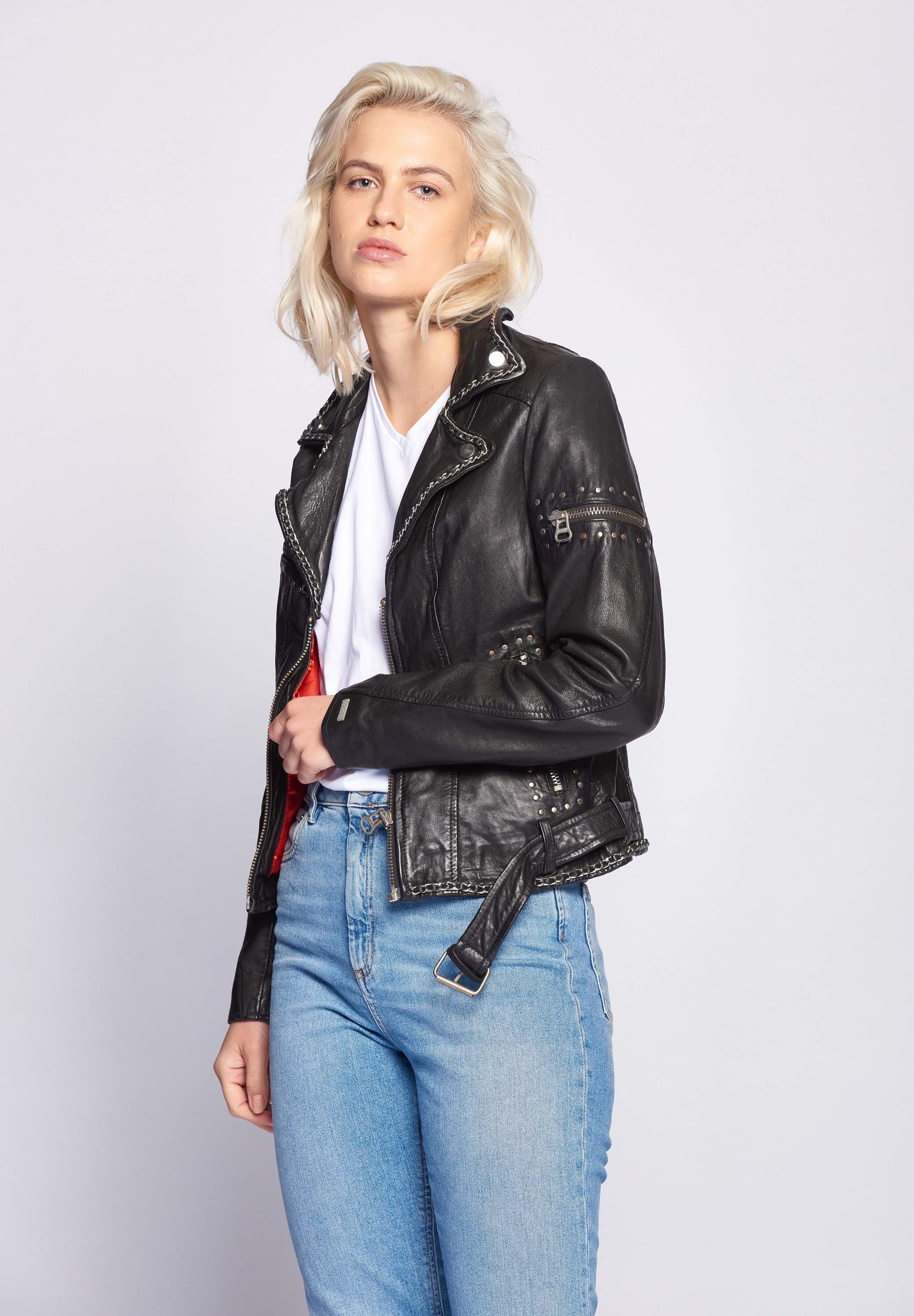 Maze Lederjacke »Manaia«