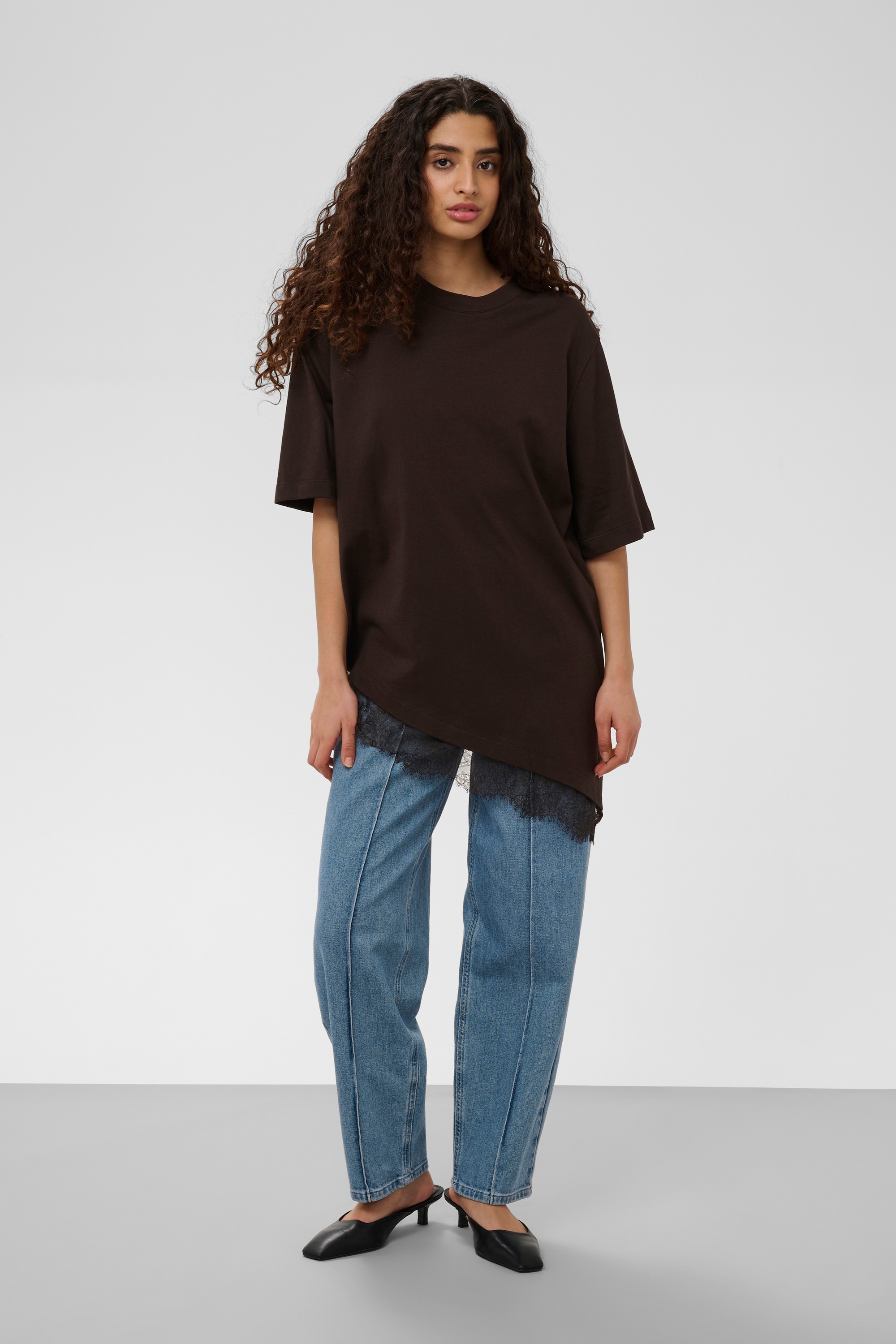 SOAKED IN LUXURY Longtop »Damen T-Shirt kurzarm SLJina«