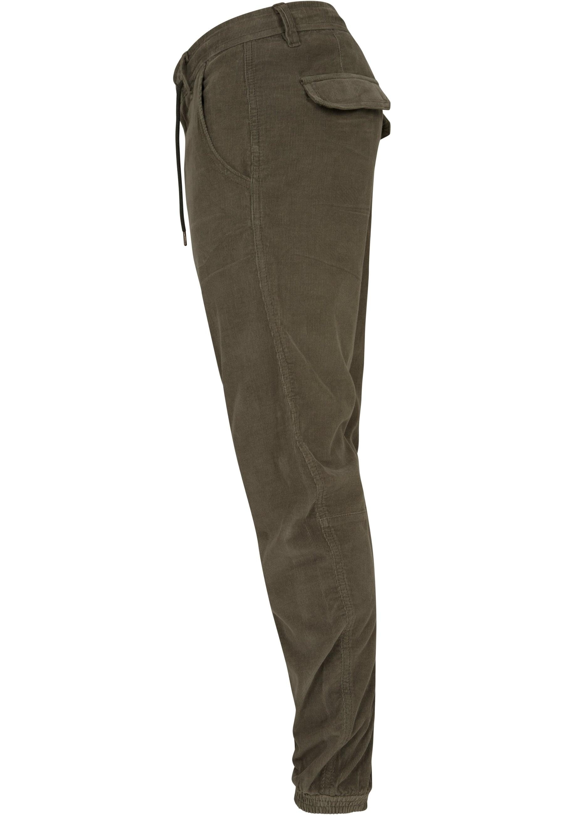 URBAN CLASSICS Stoffhose »Urban Classics Herren Corduroy Jog Pants«, (1 tlg.)