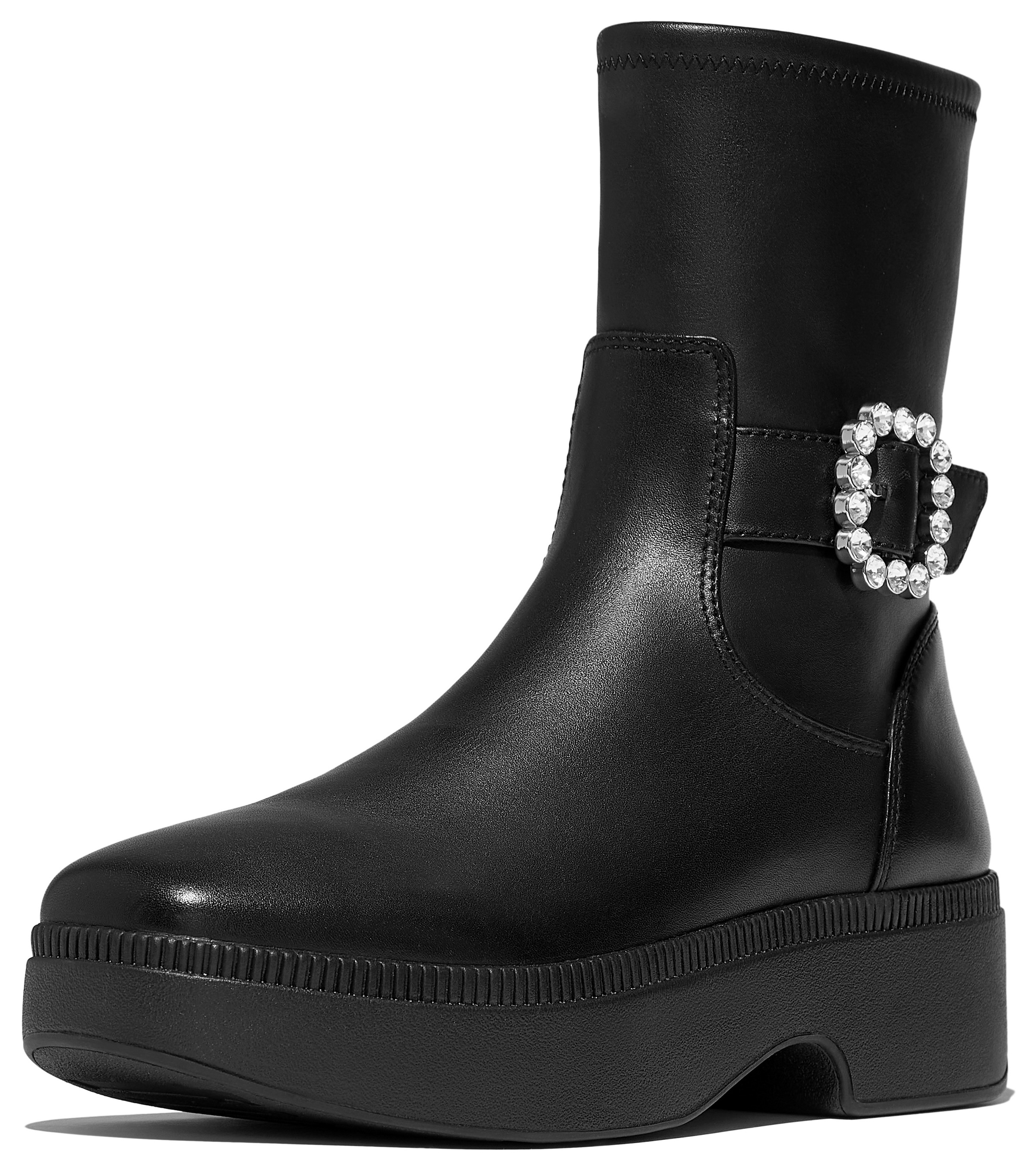 Fitflop Plateaustiefelette »F-LUMA CRYSTAL«, Boots, Chunky Boot mit Plateausohle