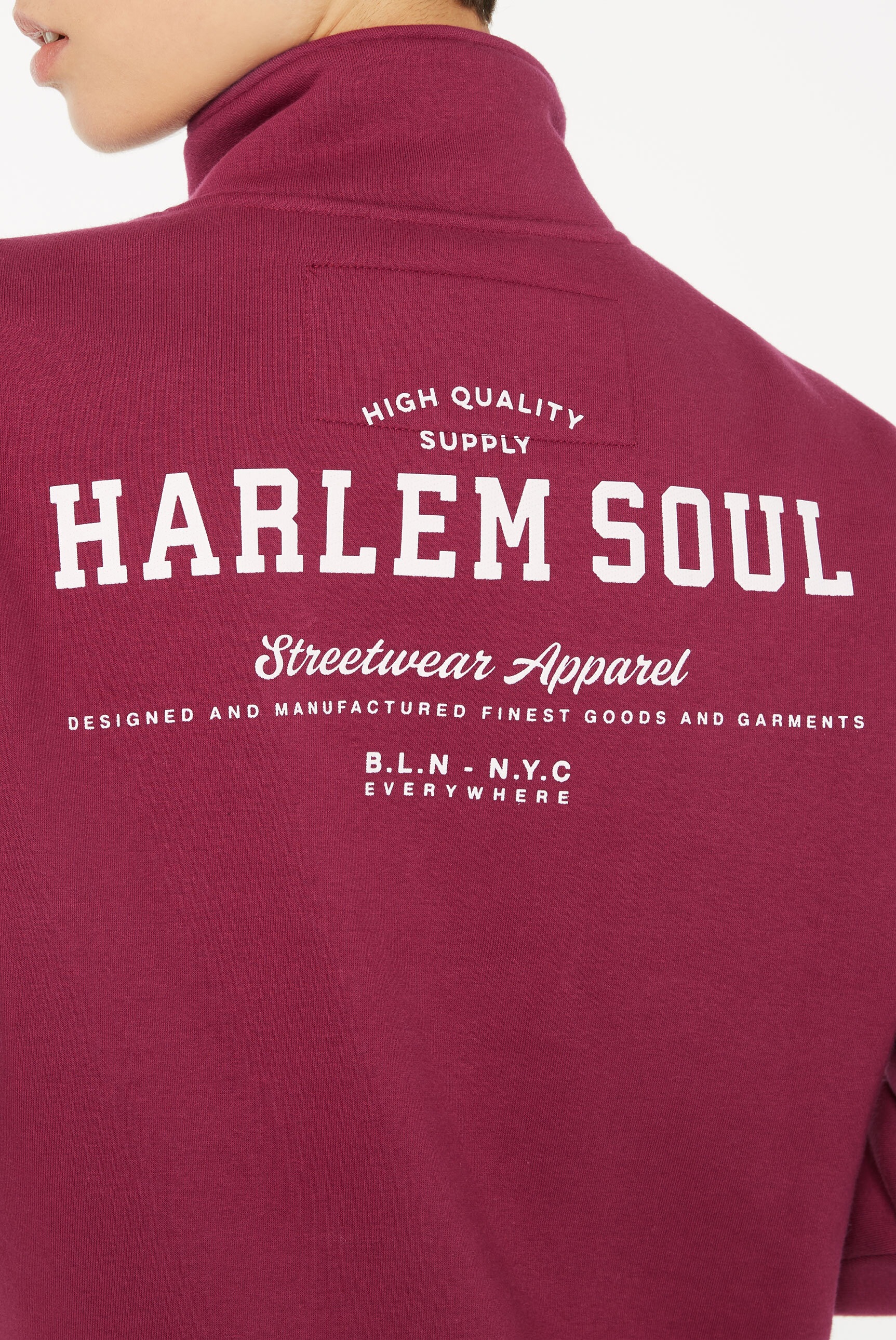 Harlem Soul Sweater, mit überschnittenen Schultern