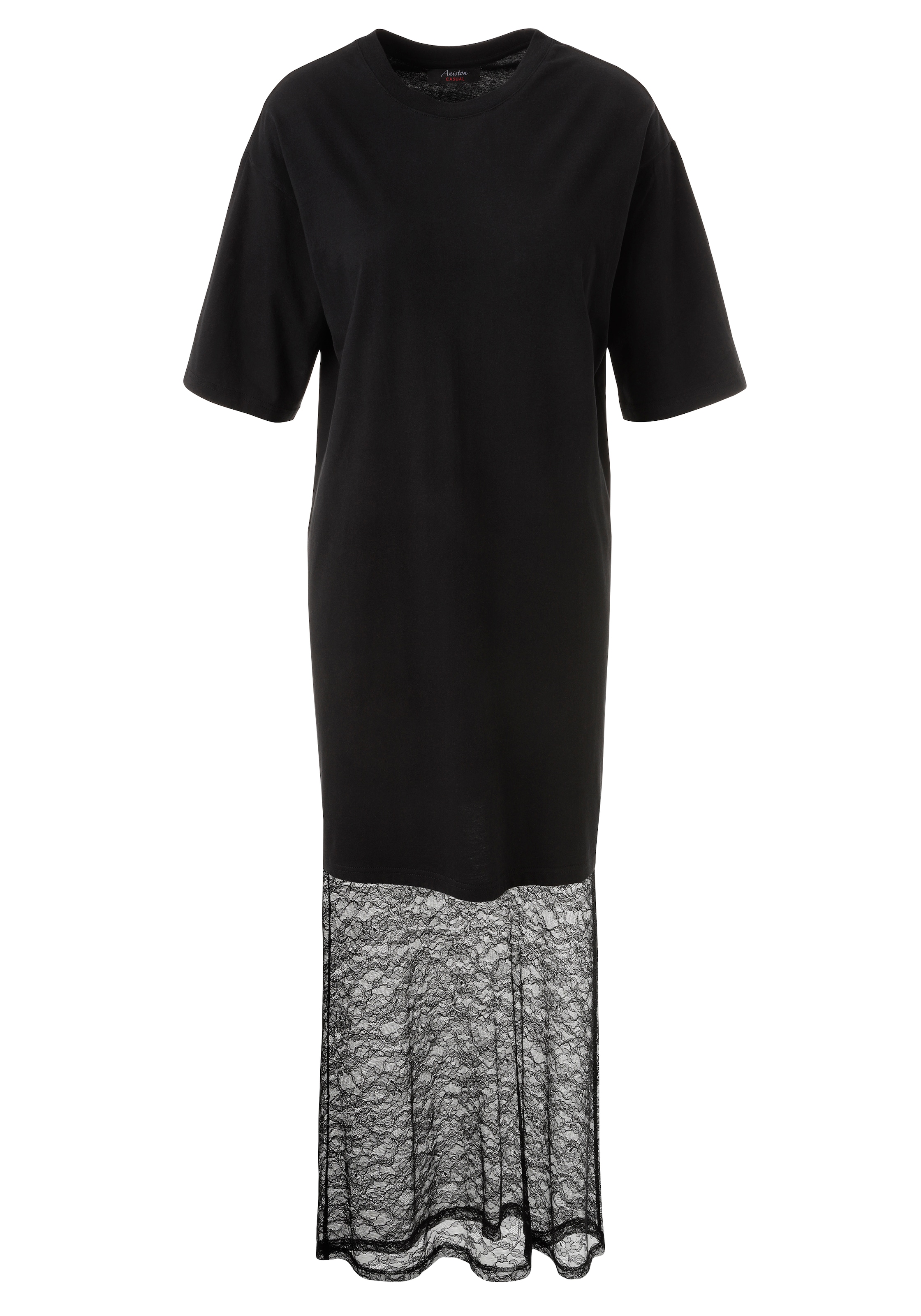 Aniston CASUAL Maxikleid, mit raffinierter Spitze am Saum - NEUE KOLLEKTION