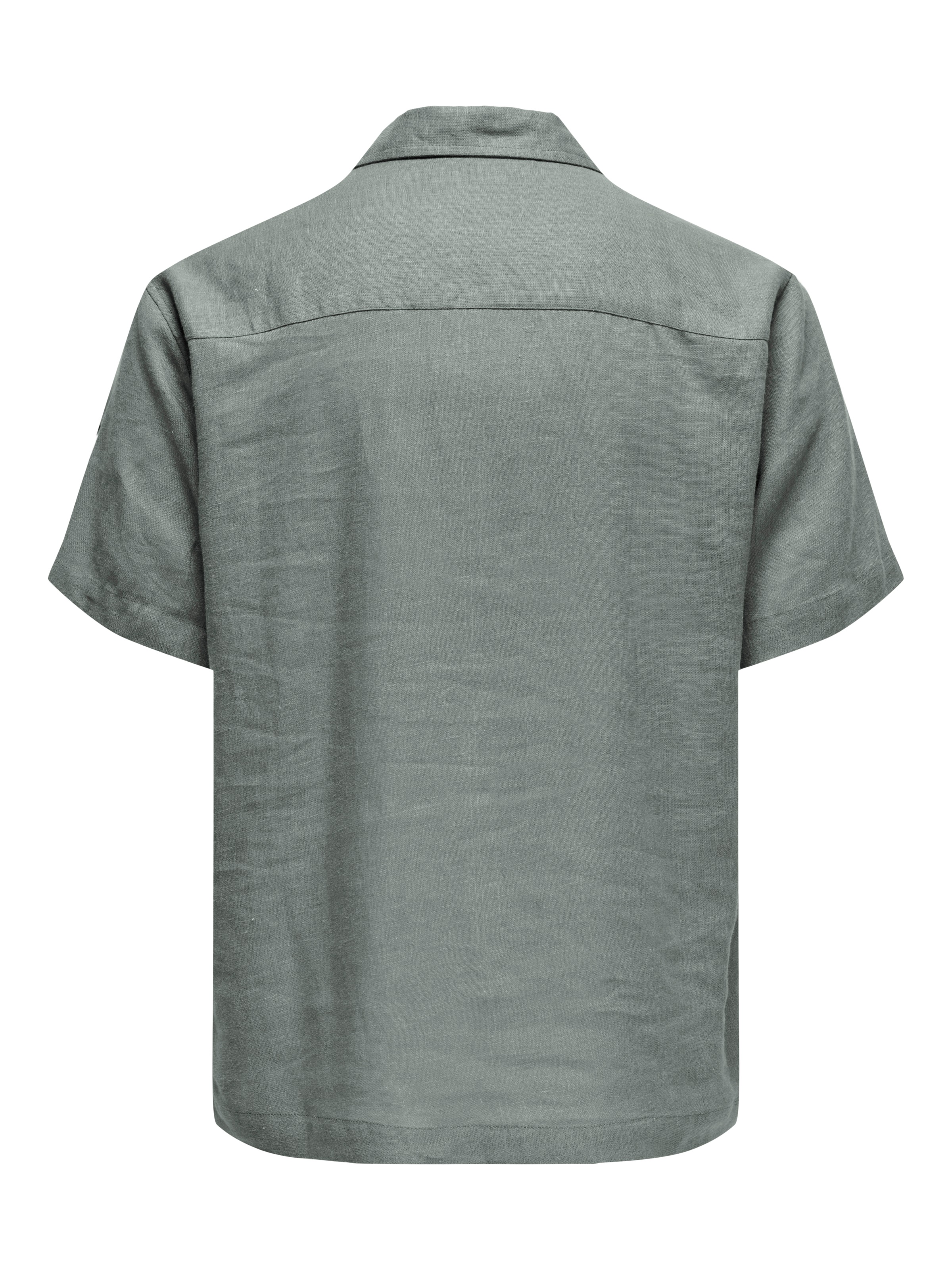 ONLY & SONS Kurzarmhemd »ONSLAURENCE RLX RESOR SS LINENBLEND NOOS«