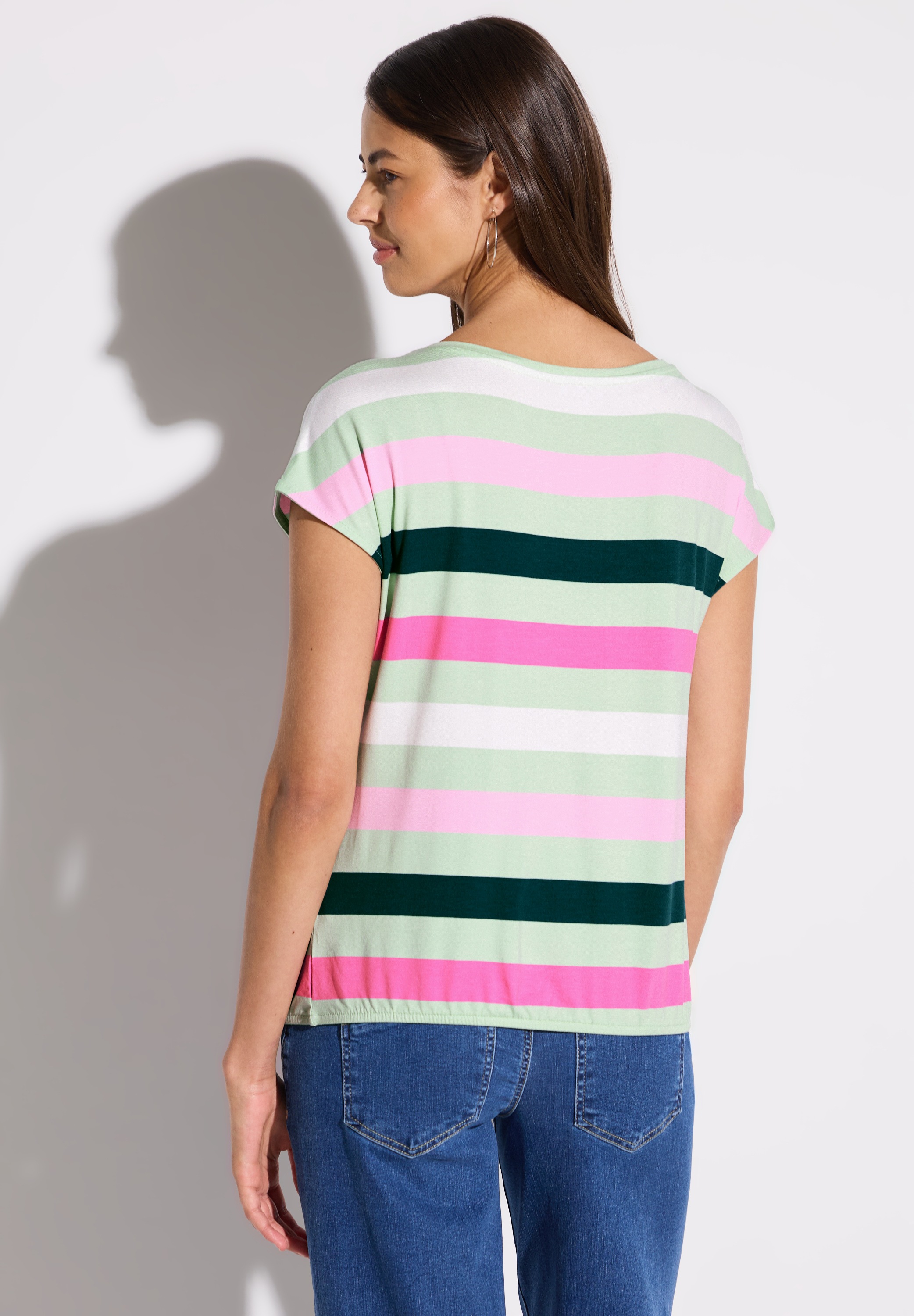 STREET ONE T-Shirt, mit Rundhalsausschnitt günstig online kaufen