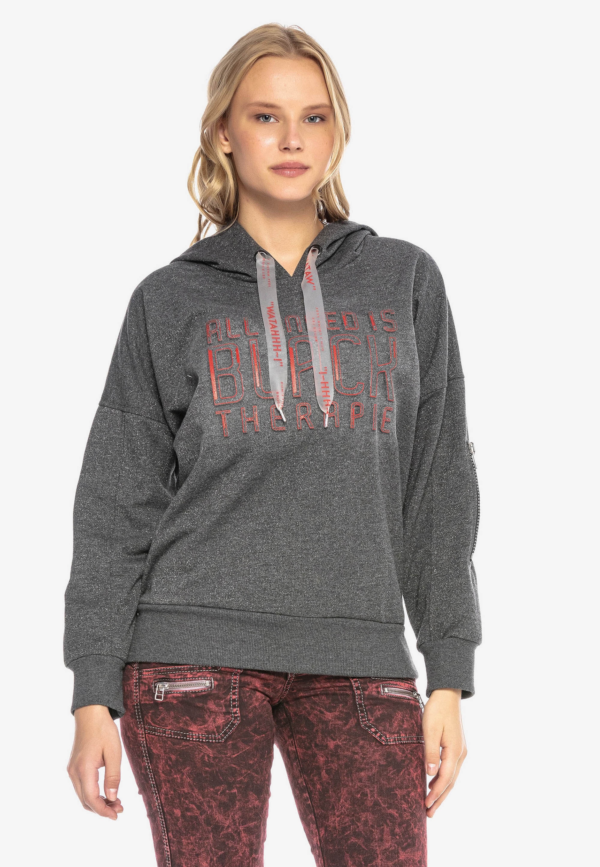 Cipo & Baxx Kapuzenpullover »WL246« 1 mit Kapuze