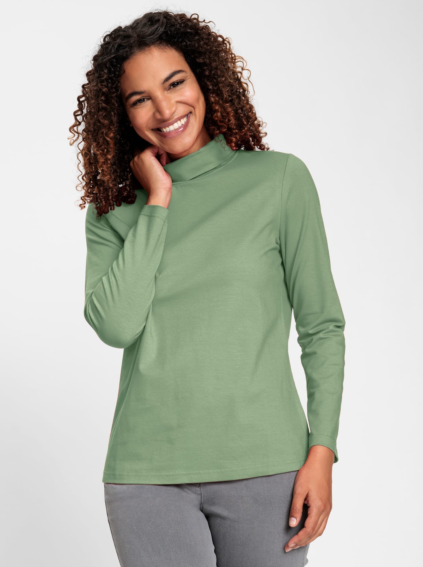 Casual Looks Rollkragenshirt "Rollkragen-Shirt", (1 tlg.) günstig online kaufen
