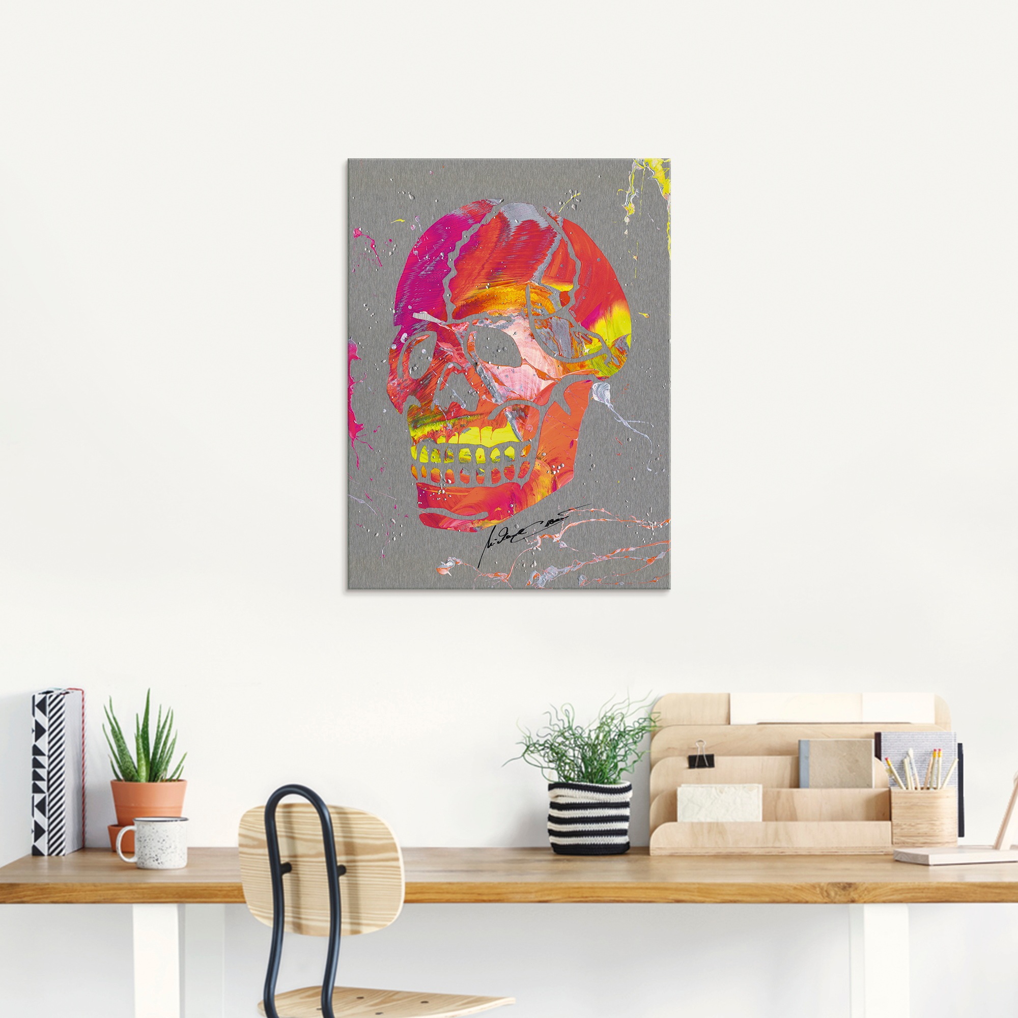 Artland Glasbild "Totenkopf 2" Körper 1 Stk. tlg. in verschiedenen Größen günstig online kaufen