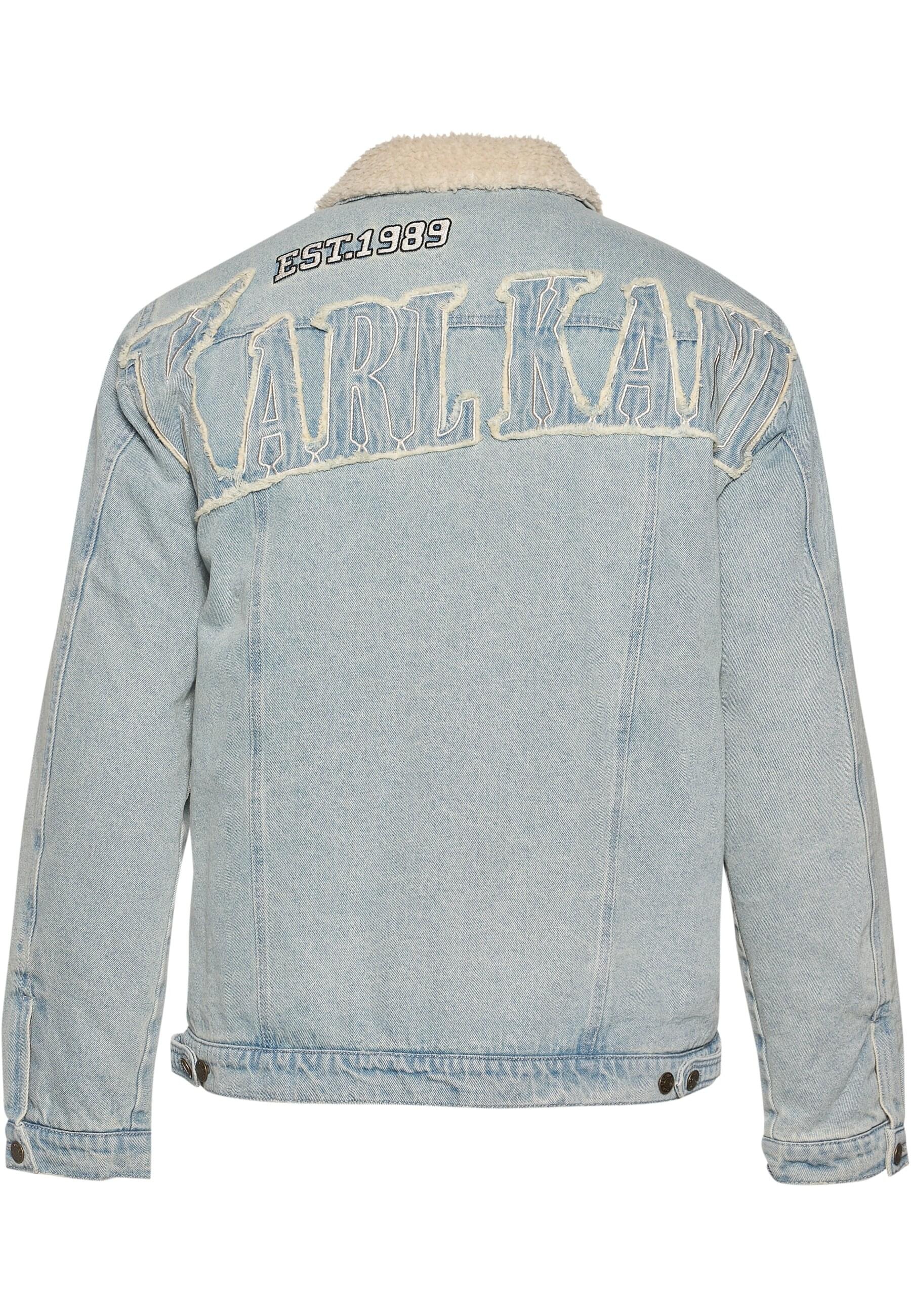 Karl Kani Trainingsjacke »Karl Kani Herren KM234-026-1 KK OG Denim Trucker Jacket«, (1 St.), ohne Kapuze