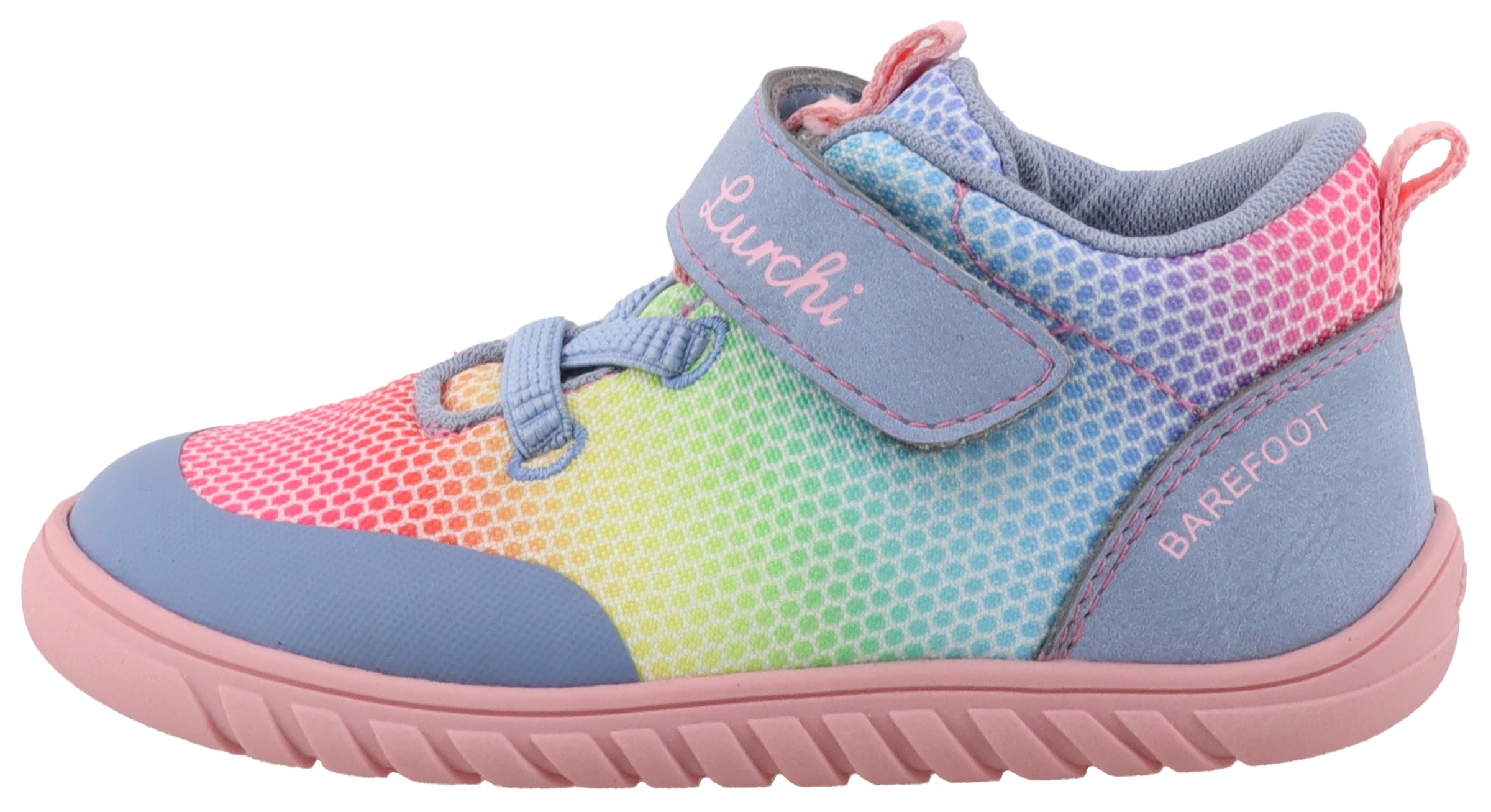Lurchi Barfußschuh »Baran, Barefoot«, Slipper, mit Farbverlauf, Größenschablone zum Download