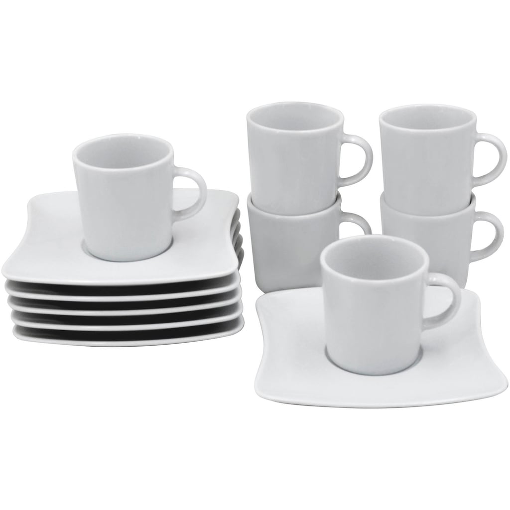 Retsch Arzberg Espressotasse »SANDY«, (Set, 12 tlg., 12teilig)