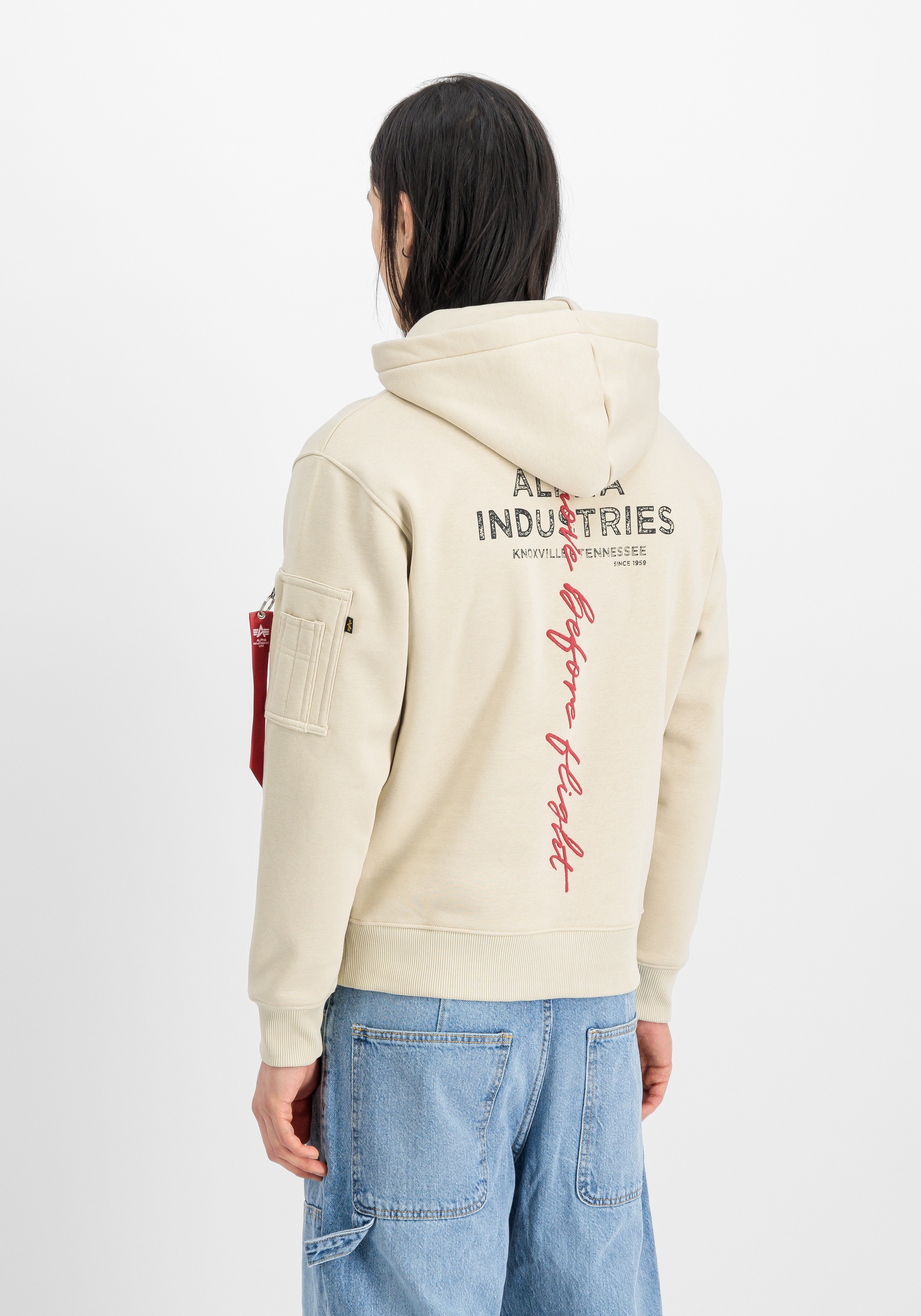 Alpha Industries Hoodie »Alpha Industries Men - Hoodies Signature Backprint Hoodie«