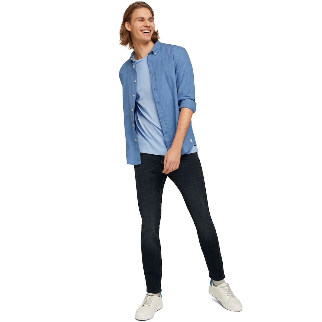 TOM TAILOR Denim T-Shirt, mit Rundhals