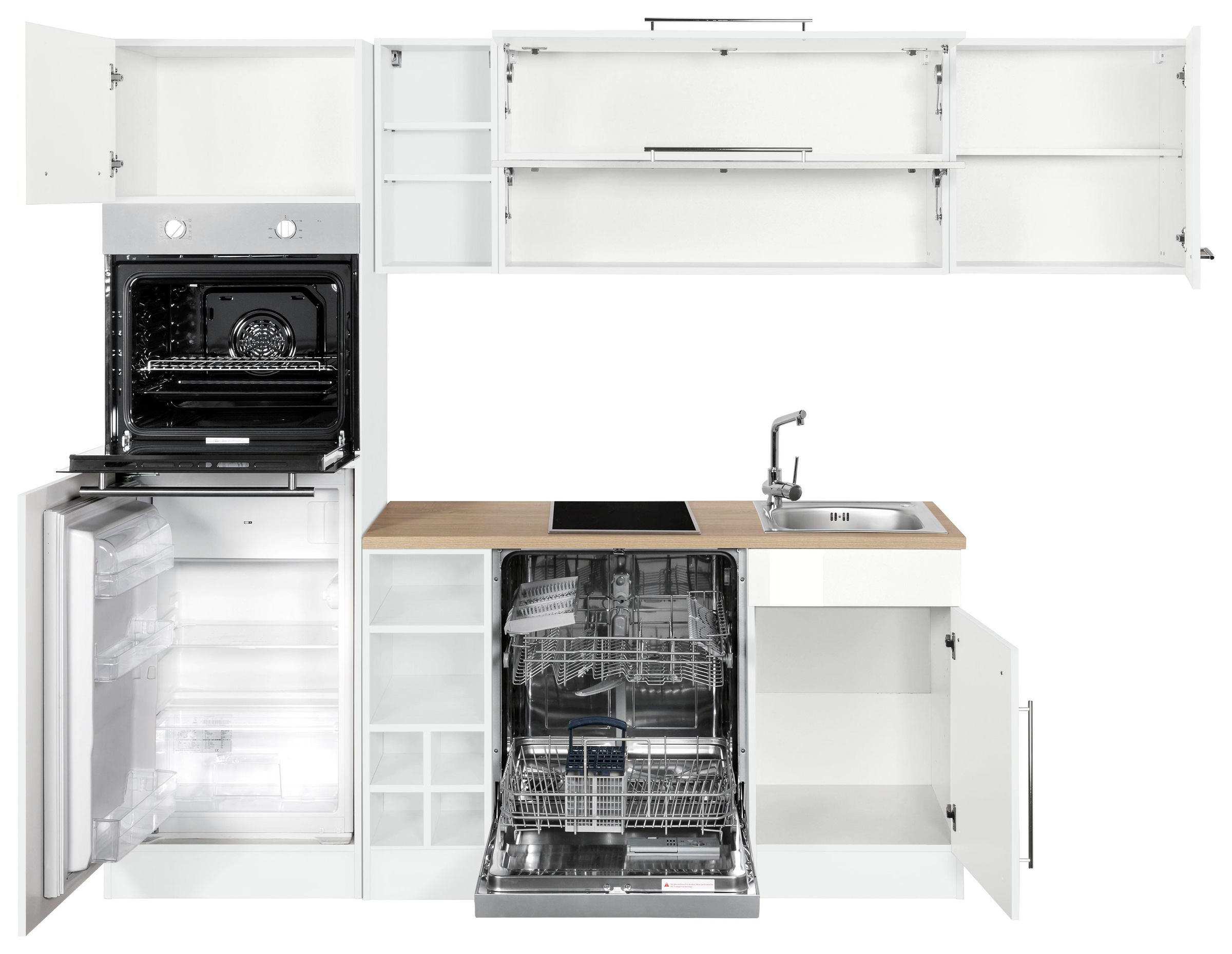KOCHSTATION Winkelküche »KS-Eton«, ohne E-Geräte, Stellbreite 260 x 190 cm