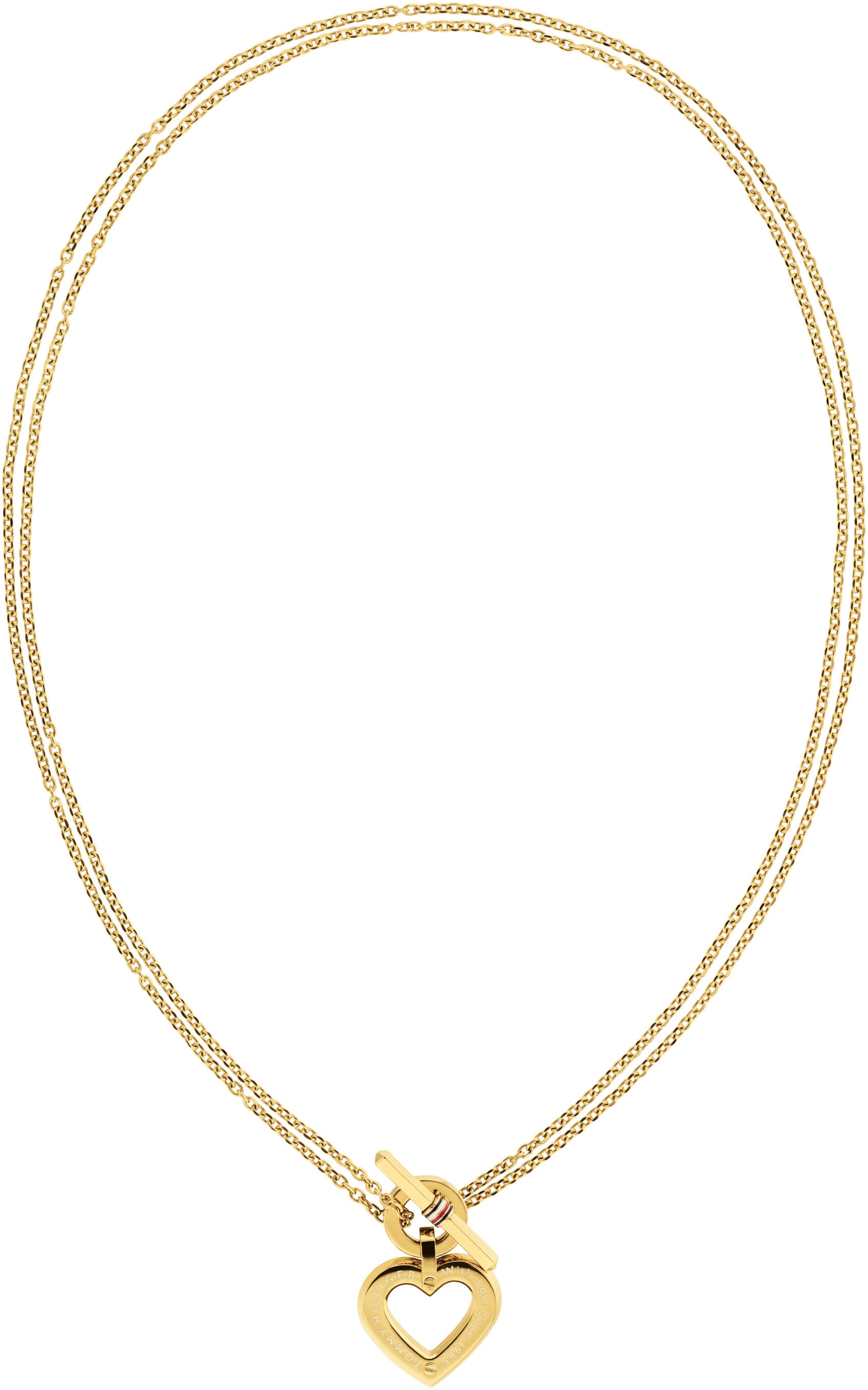 Tommy Hilfiger Collier Toghe Gold One Size Femme 2