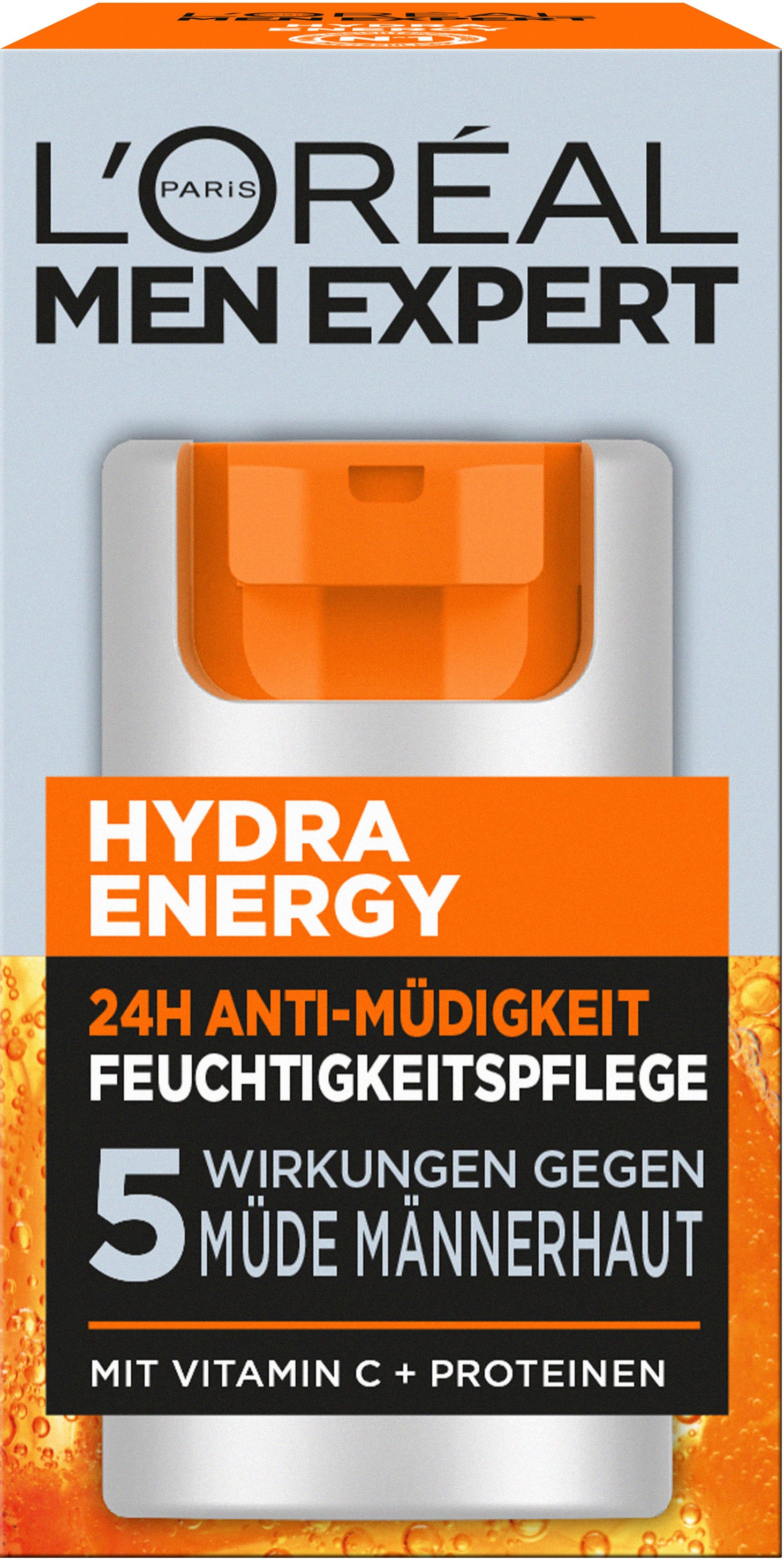 L'ORÉAL PARIS MEN EXPERT Gesichtsgel »Hydra Energy 24H Anti-Müdigkeit«, mit hoher Wirksamkeit