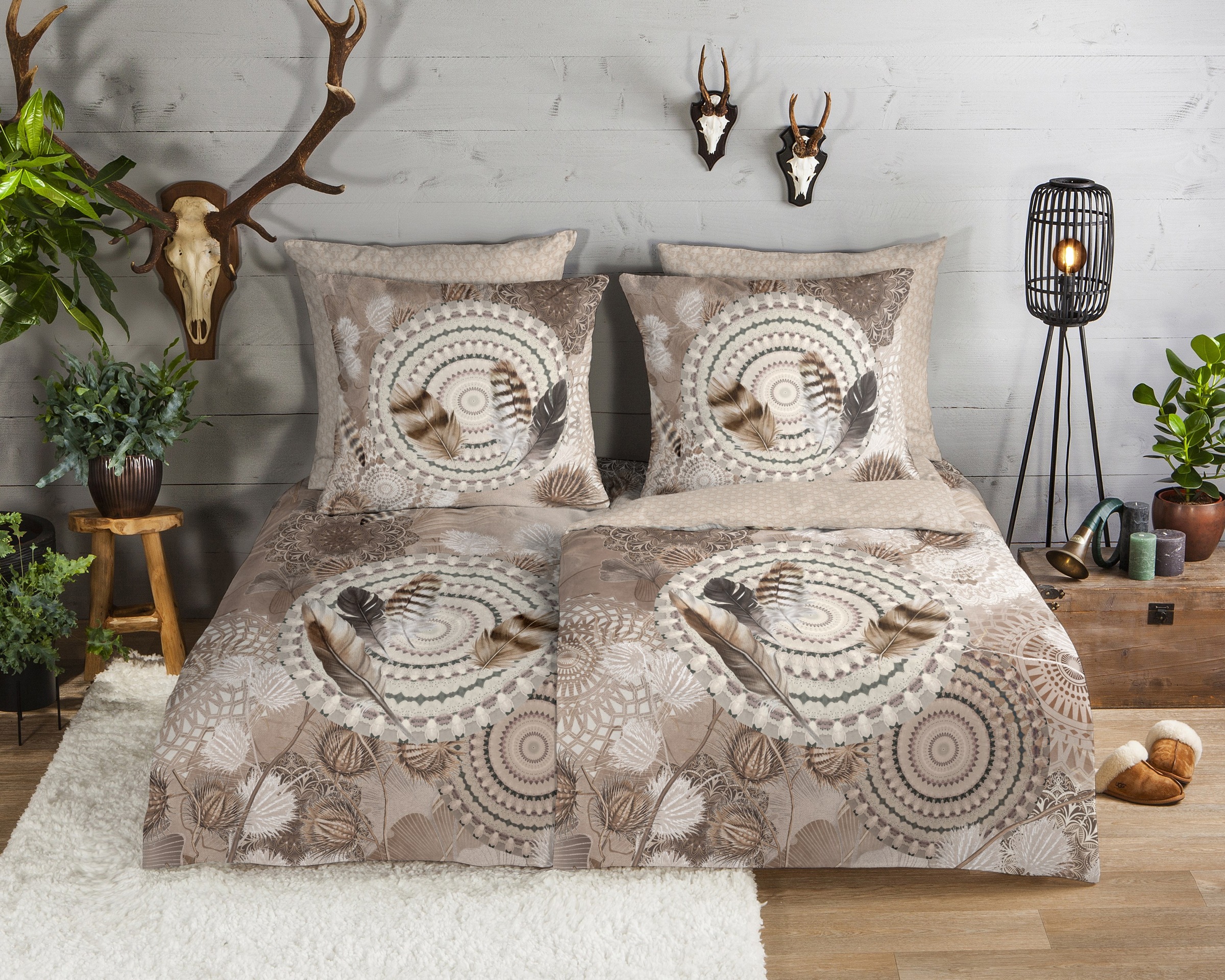 hip Wendebettwäsche "Ringhda" 2 Stk. Flanell, Biber, Winter, Warm, Wendeopt günstig online kaufen