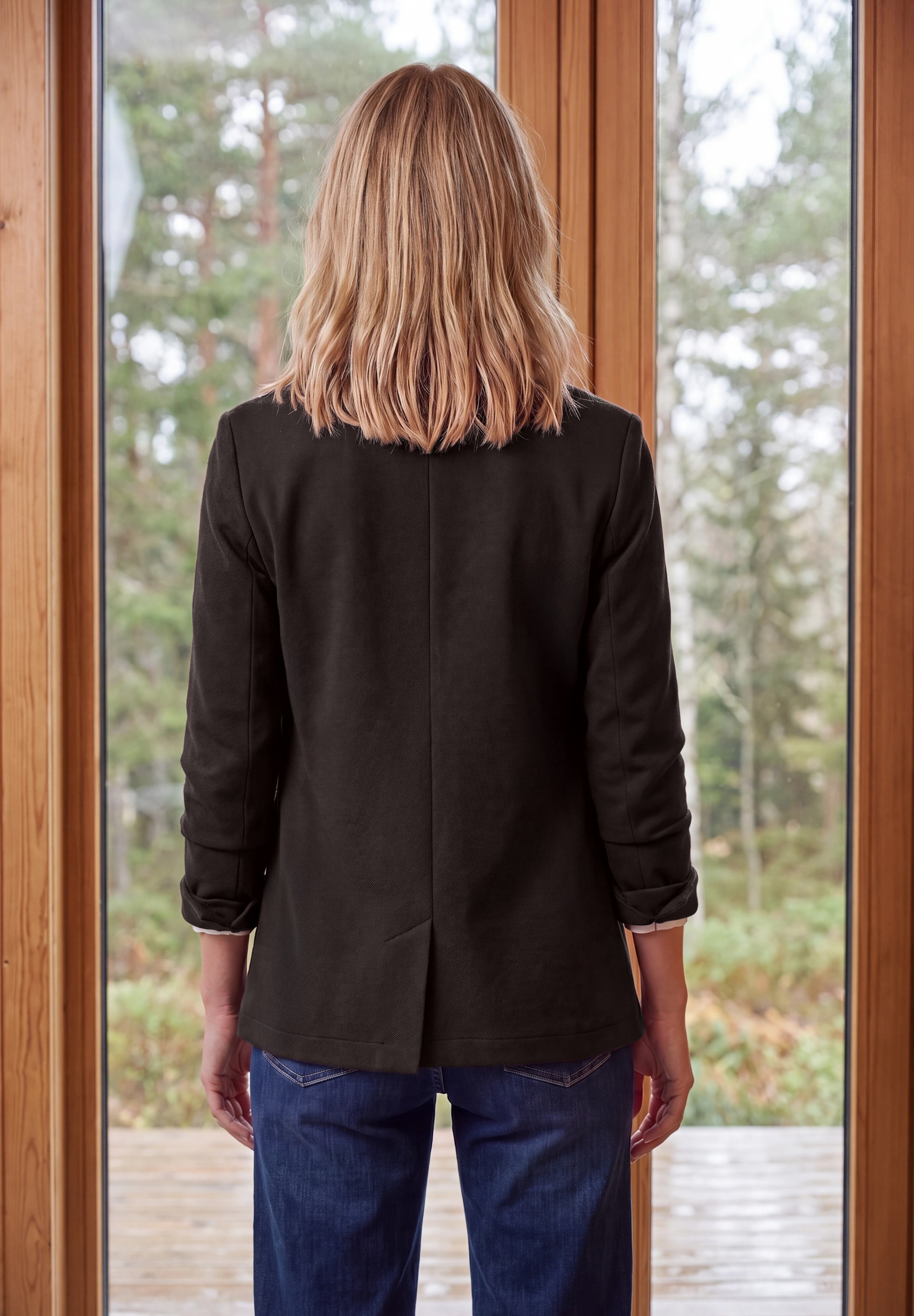 Cecil Sweatjacke Sakko mit Reverskragen / Sweat