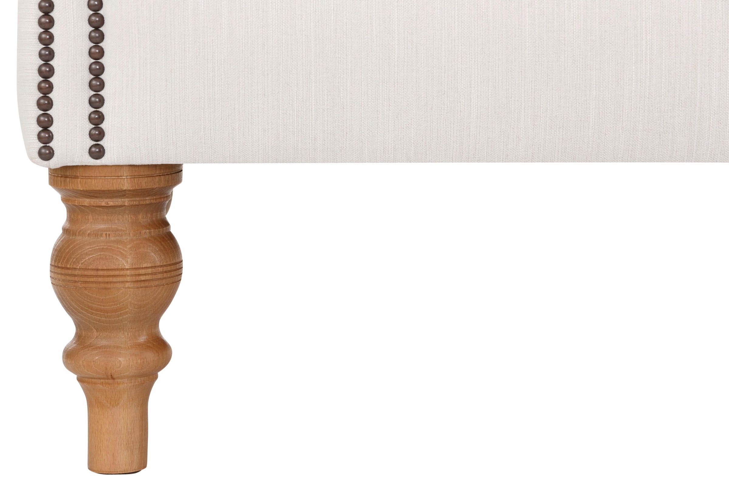 Home affaire Chesterfield-Sofa »Lord«, mit echter Chesterfield-Knopfheftung und Ziernägeln