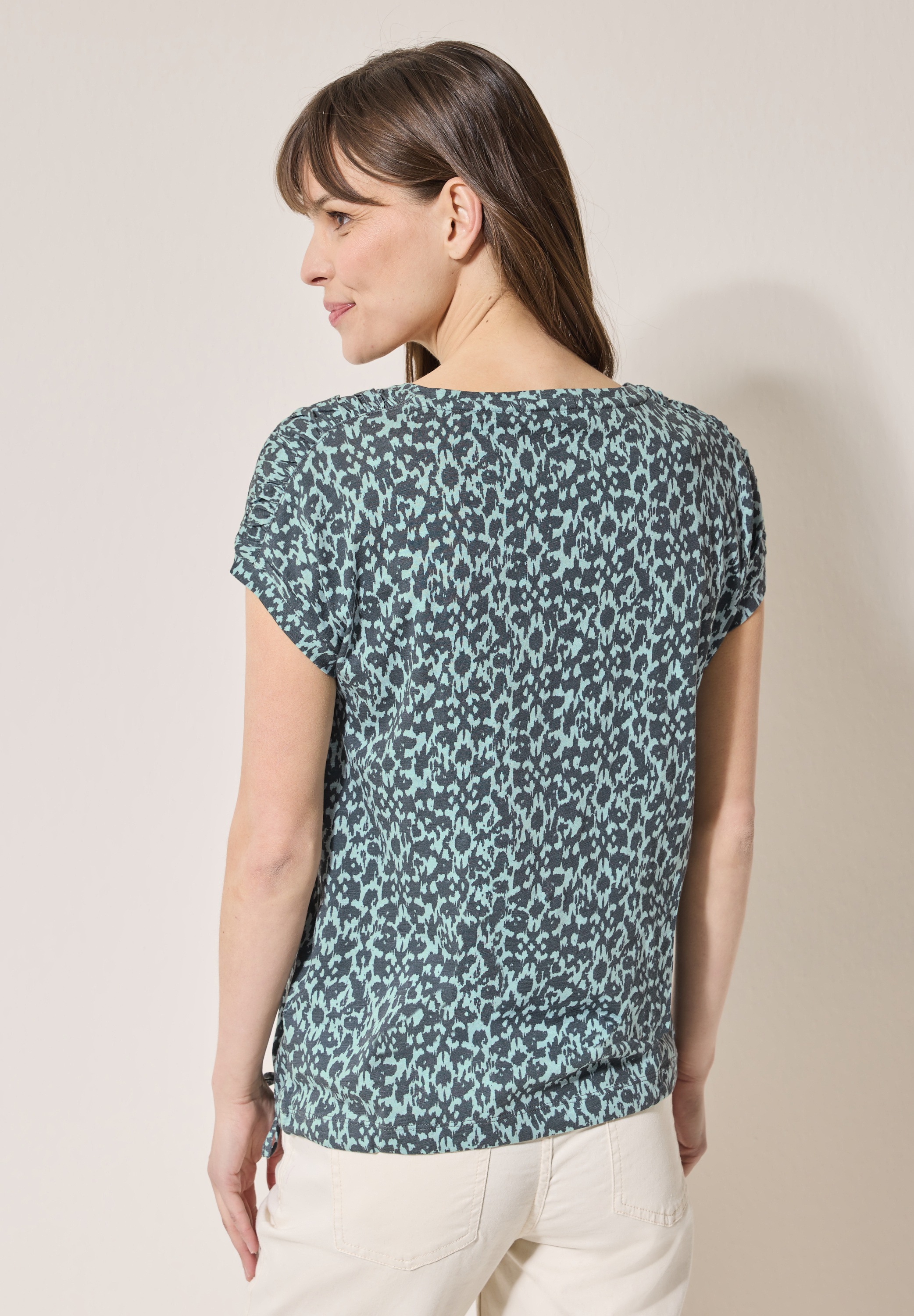 Cecil Print-Shirt, aus reiner Baumwolle