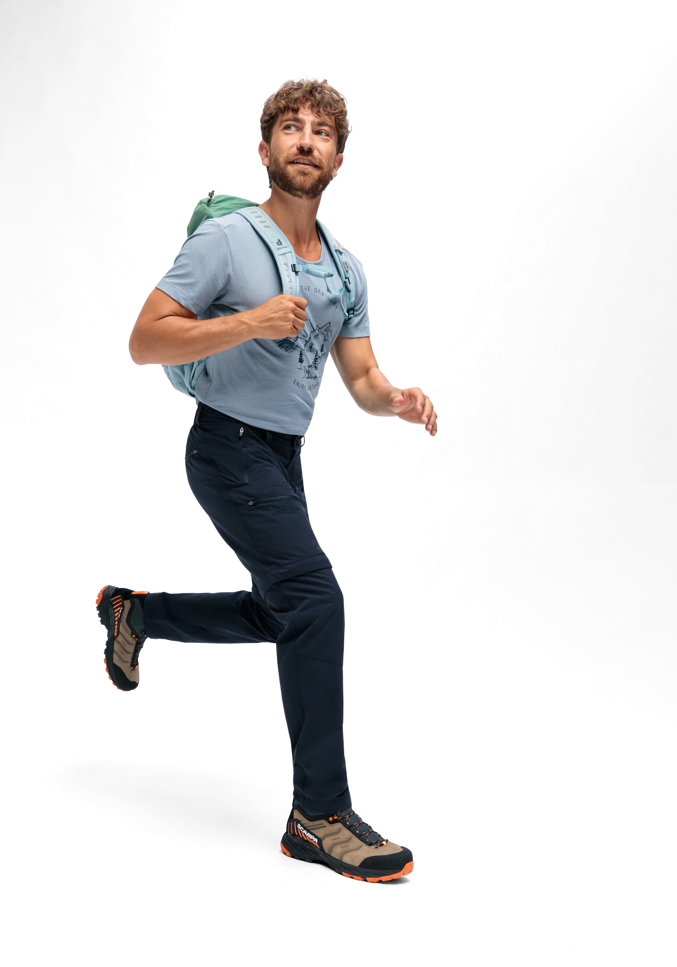 Maier Sports Outdoorhose »Tajo Zip Loop«, Herren Wanderhose, Zip-Off Funktionshose, 4 Taschen, Regular Fit