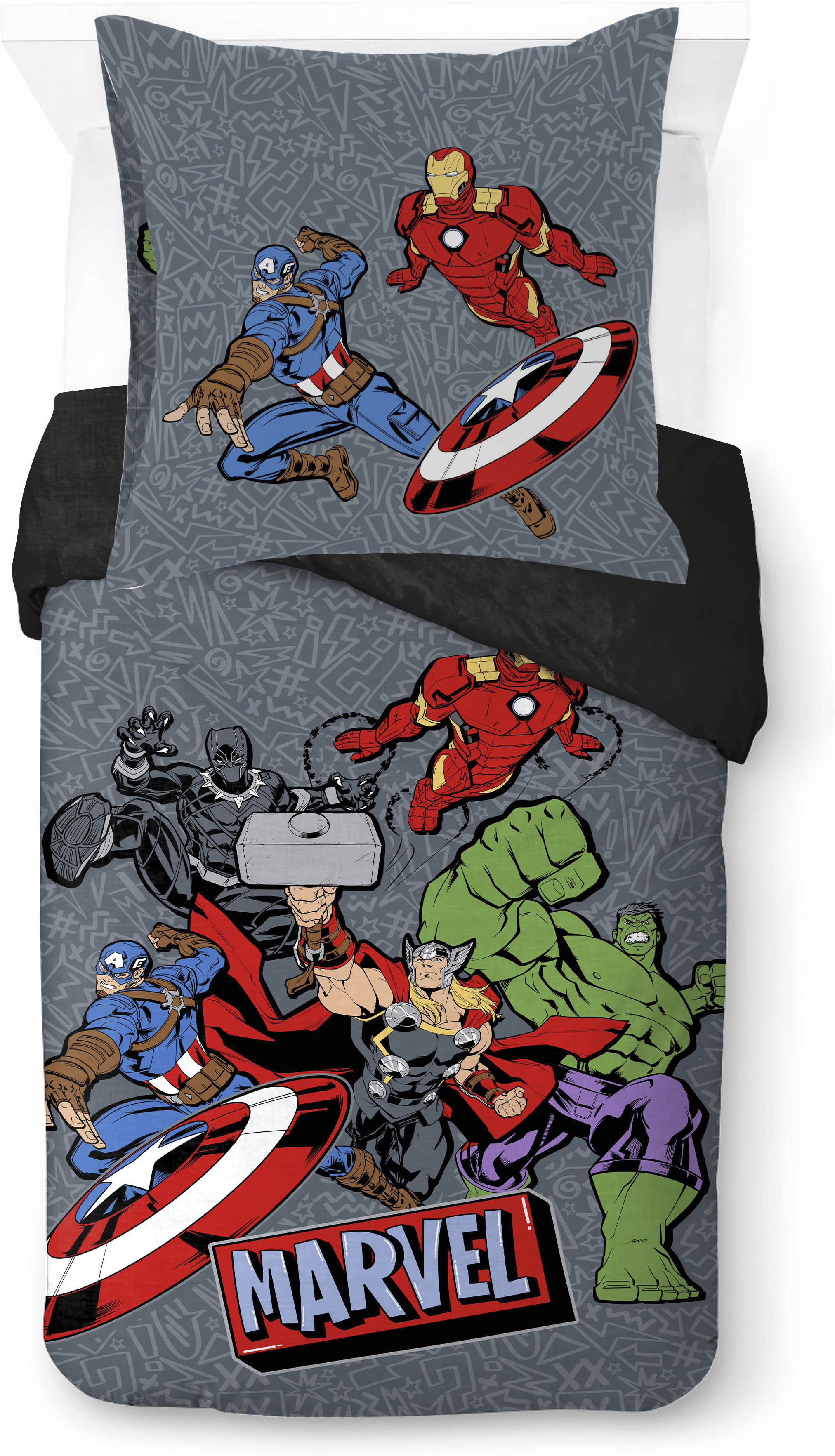 MARVEL Kinderbettwäsche "Avengers Dont Sweat" 2 100% Baumwolle