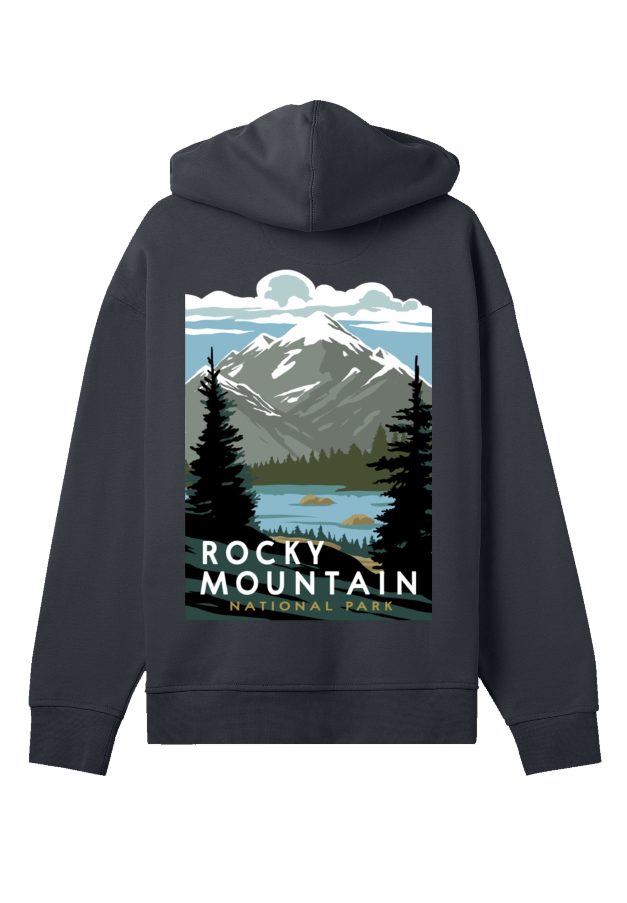 F4NT4STIC Kapuzenpullover »US National Parks Rocky Mountain National Park« Premium Qualität