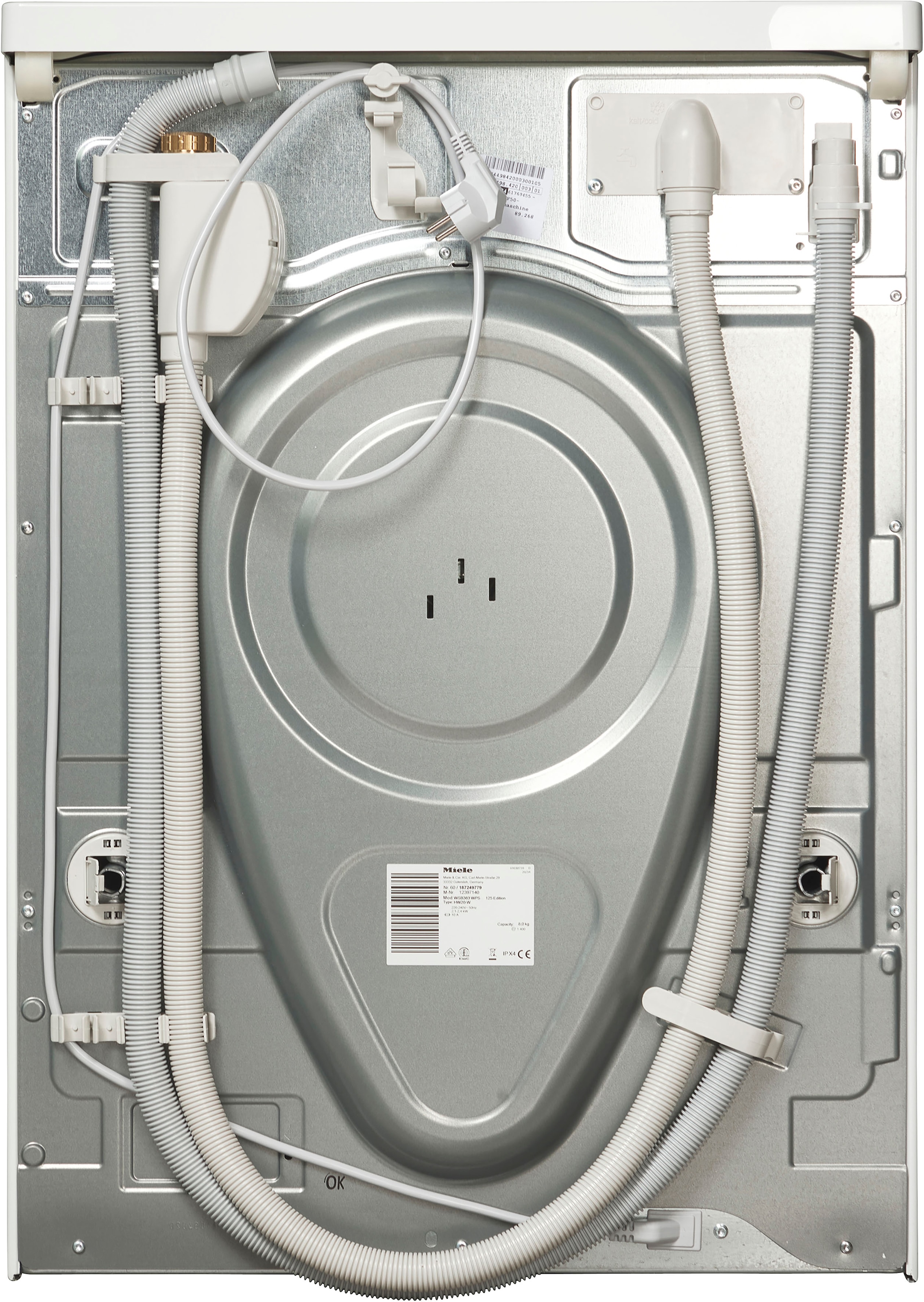 Miele Waschmaschine »WSB383 WPS 125 Edition«, WSB383 WPS 125 Edition, 8 kg, 1400 U/min